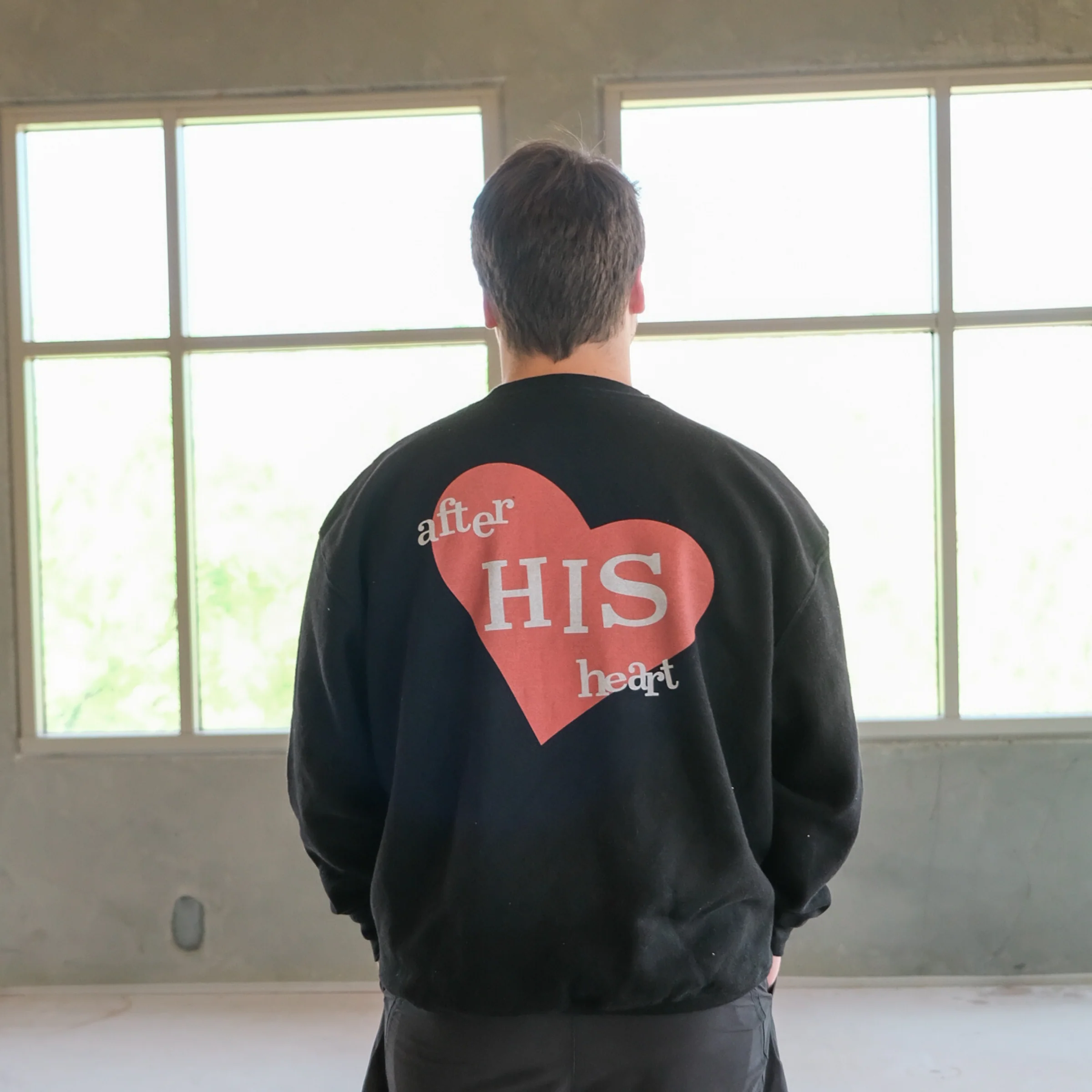 After His Heart Crewneck Sweatshirt - Image 2