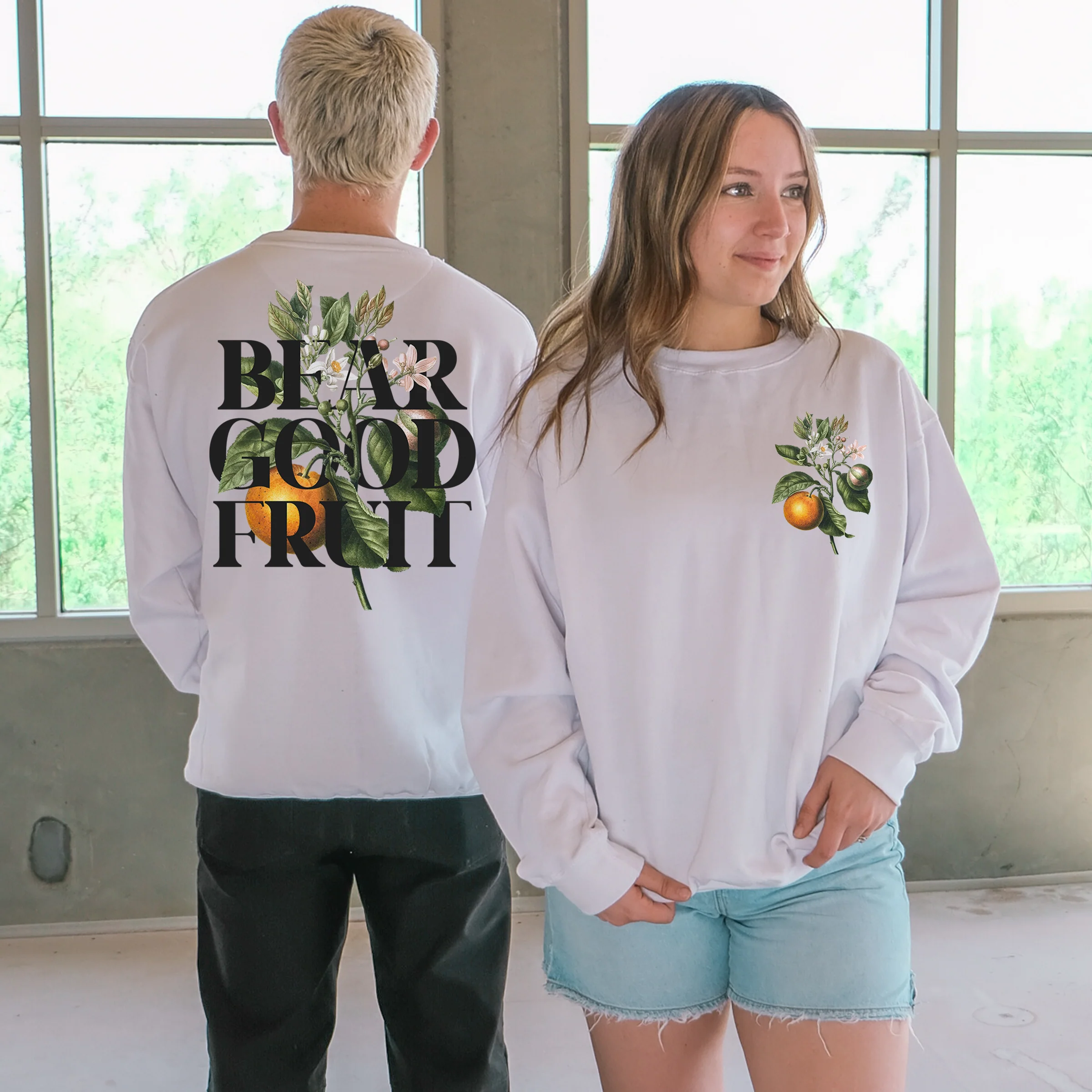 Bear Good Fruit Crewneck Sweatshirt - Image 2