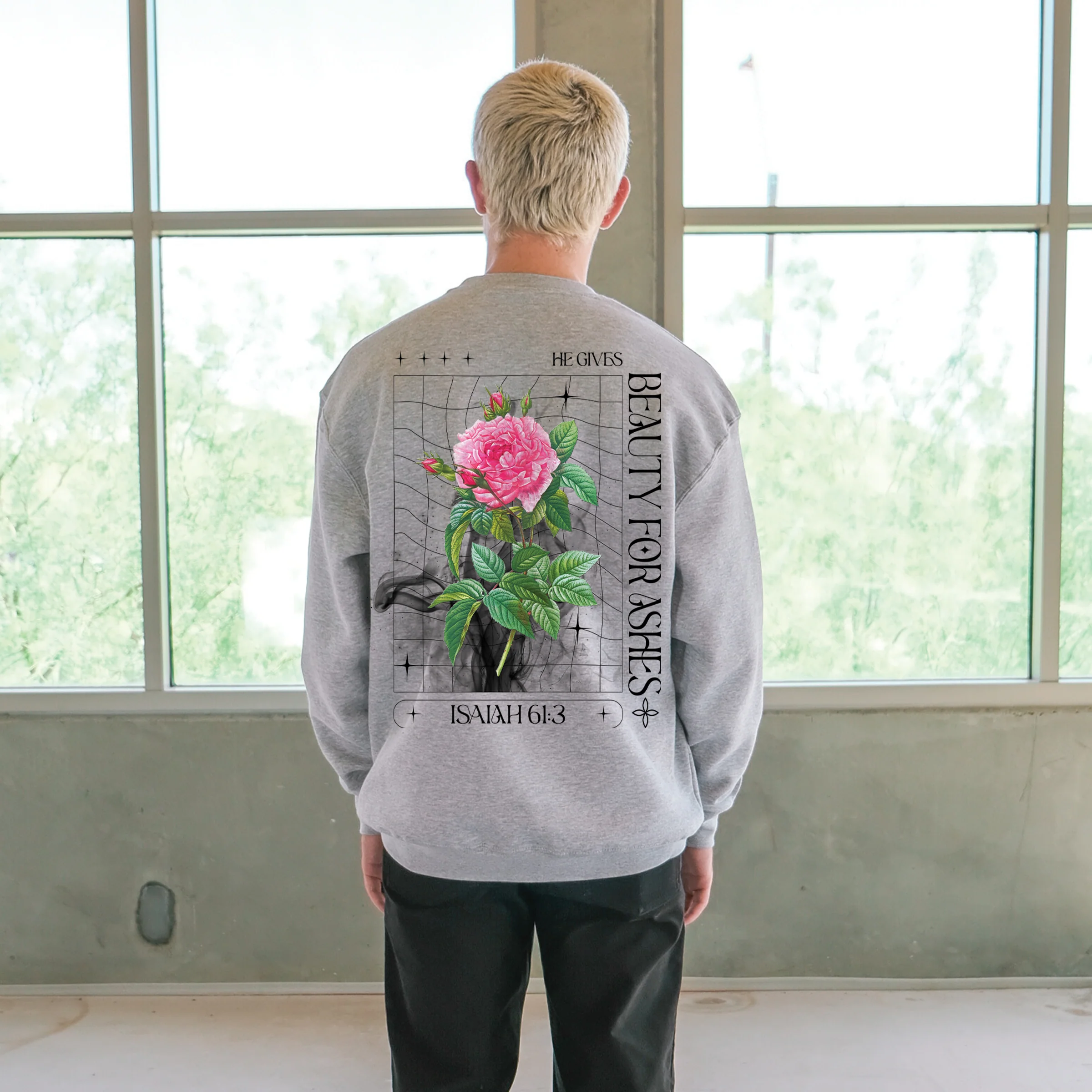 Beauty For Ashes Crewneck Sweatshirt - Image 2