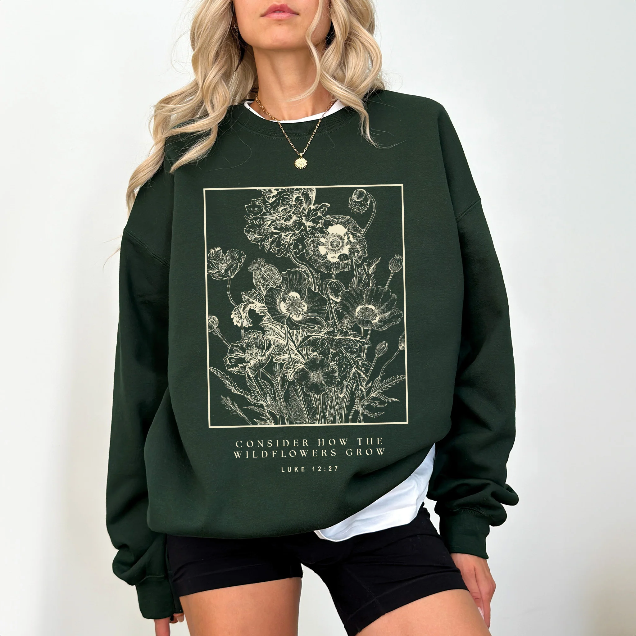 Consider The Wildflowers Crewneck Sweatshirt - Image 3