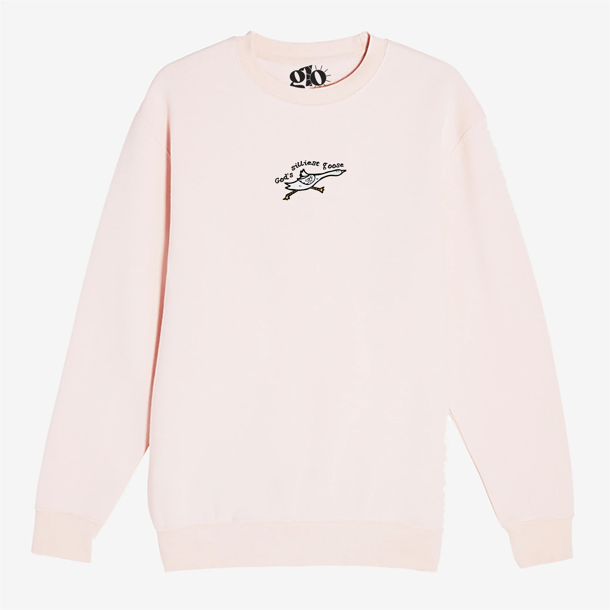 Embroidered God's Silliest Goose Crewneck Sweatshirt - Image 2