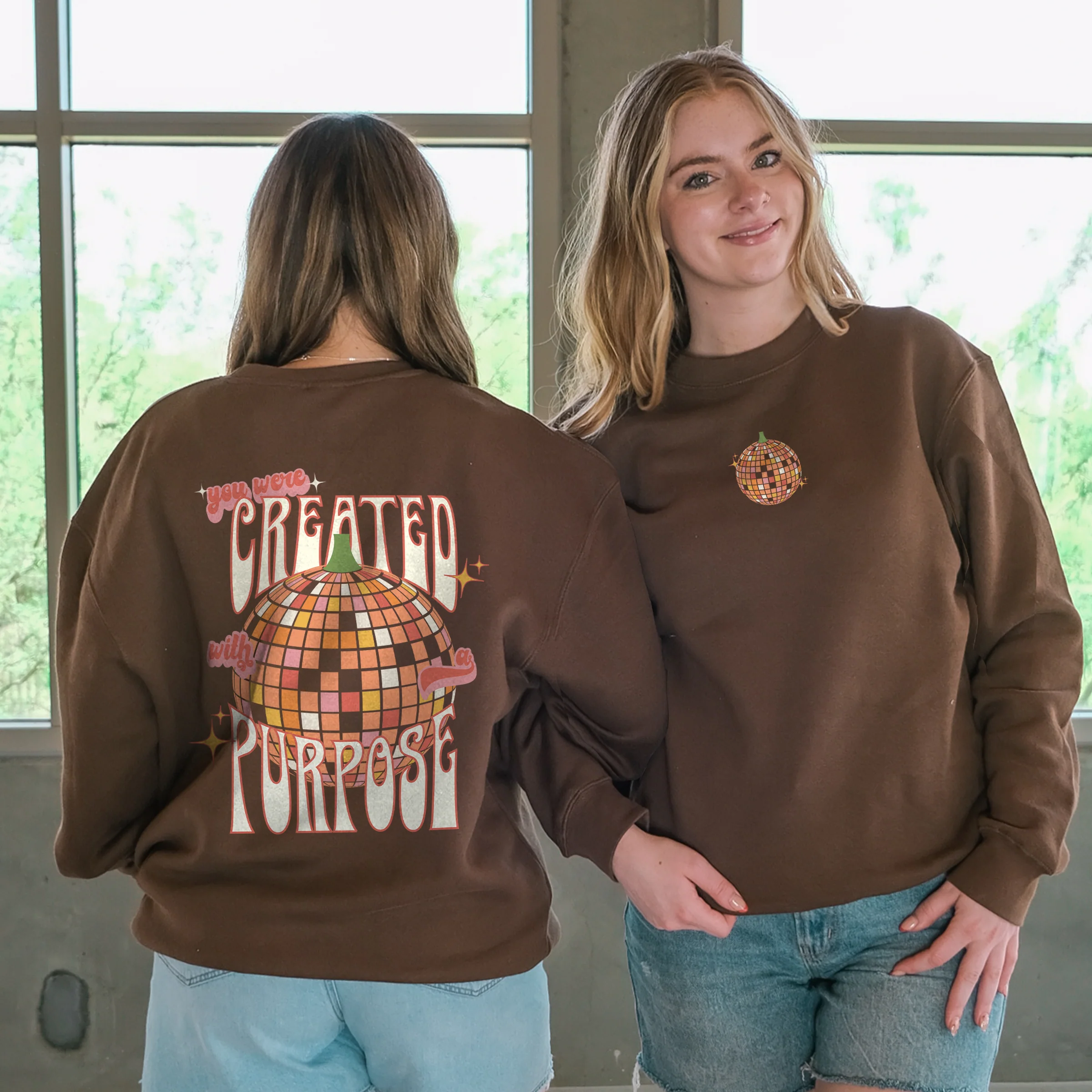 Created With A Purpose Crewneck Sweatshirt - Image 2