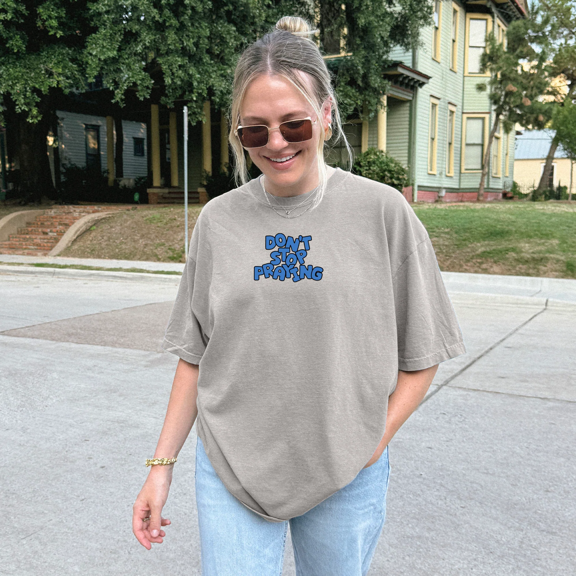 Don't Stop Praying Tee - Image 3