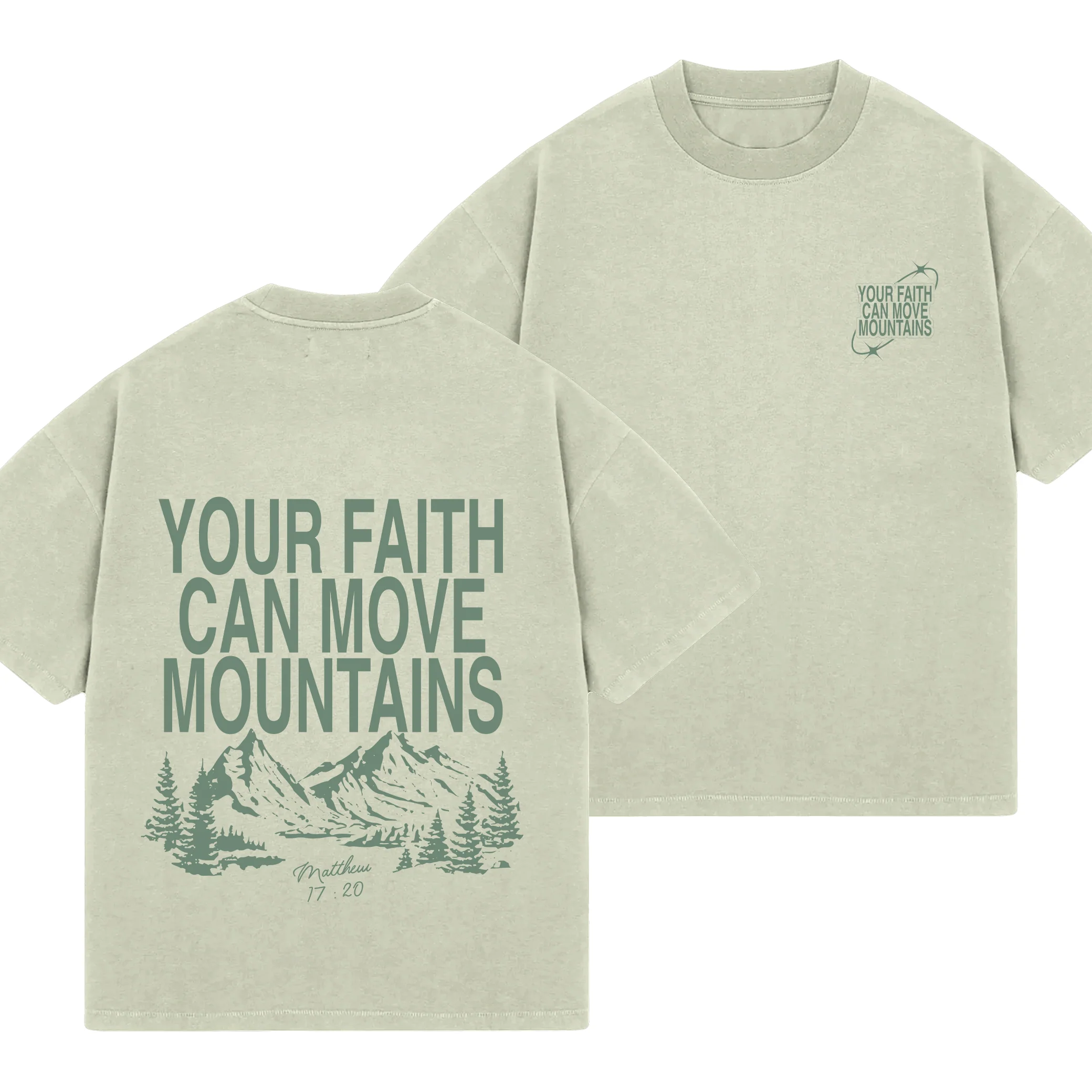 Faith Can Move Mountains Tee - Image 2