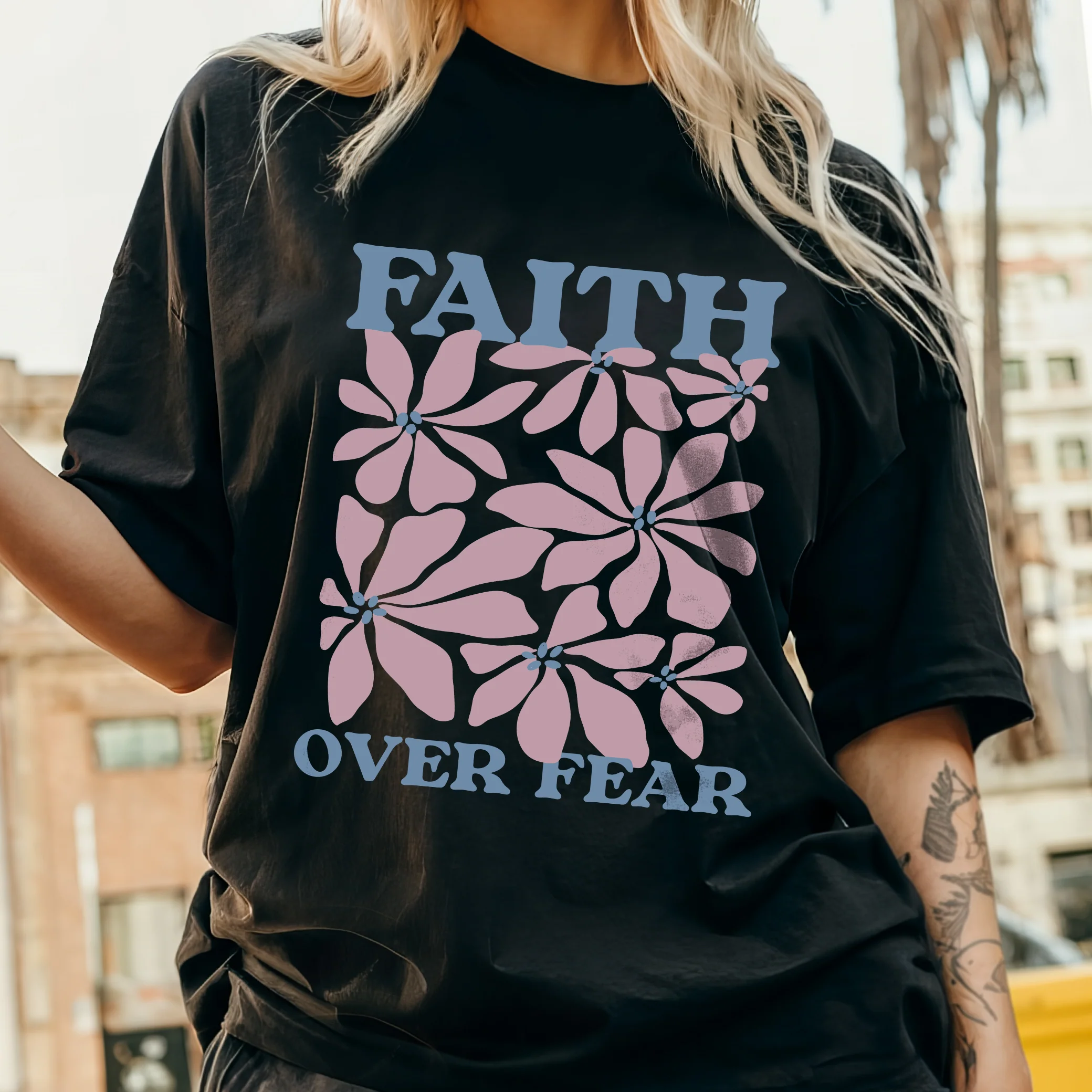 Faith Over Fear Tee - 0 - Image 2