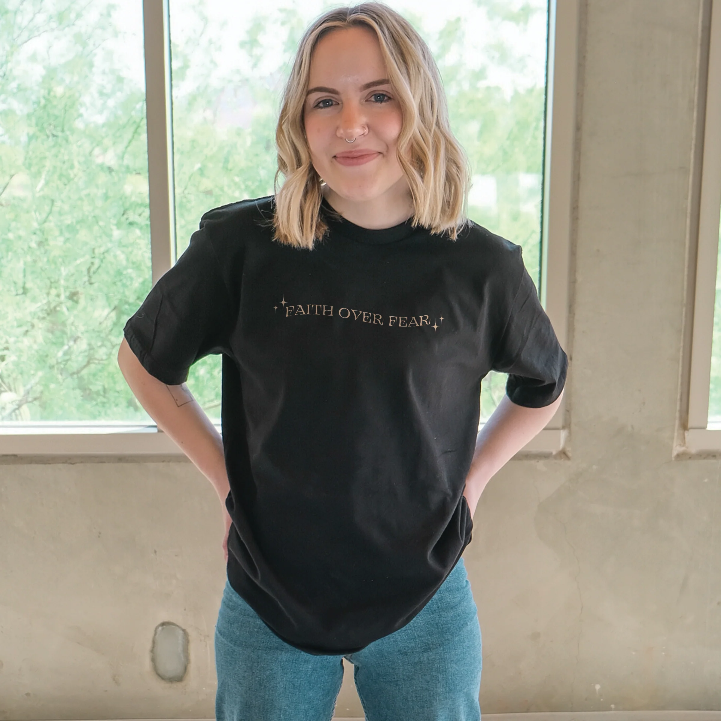 Faith Over Fear Tee - Image 3