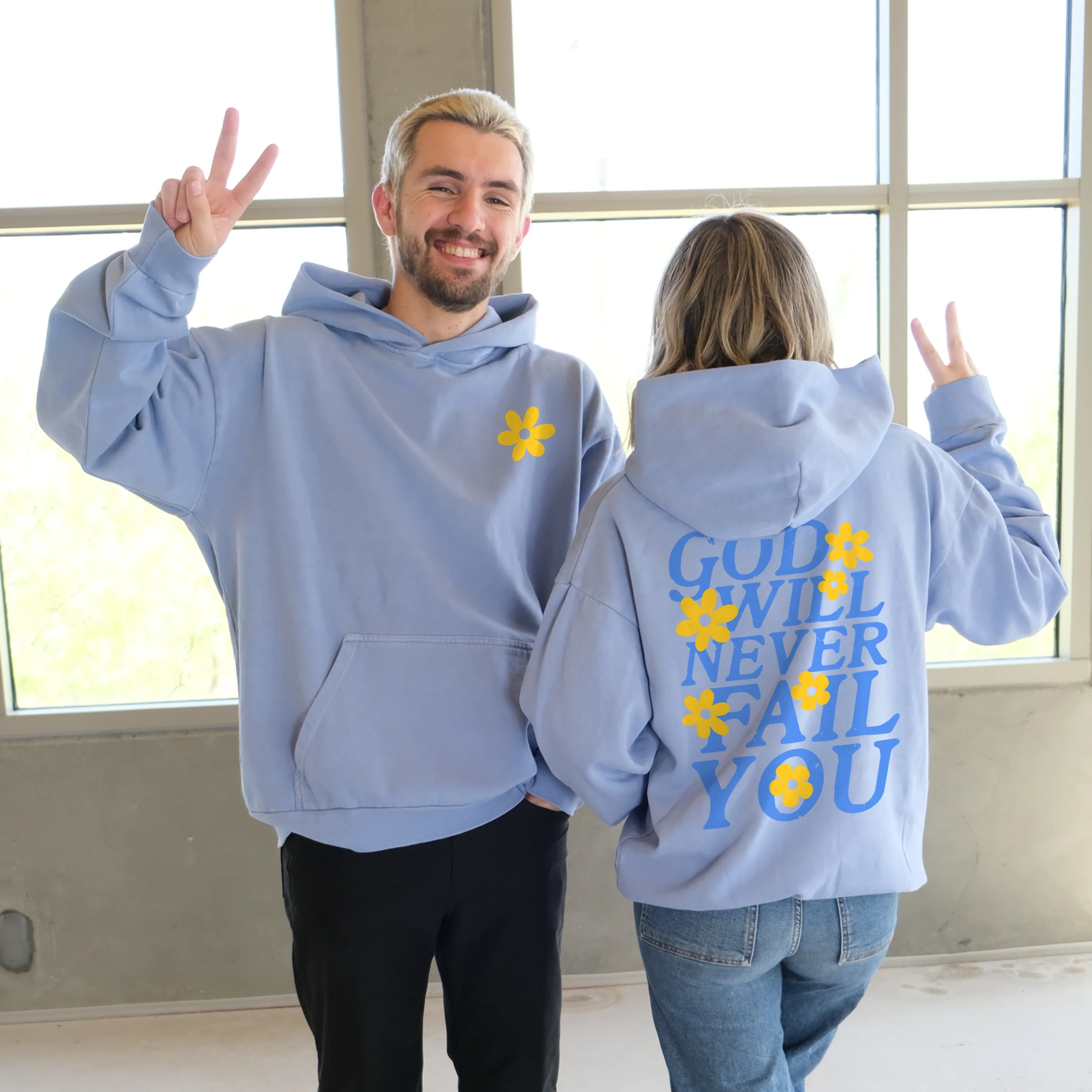 God Never Fails Pullover Hoodie - Image 2