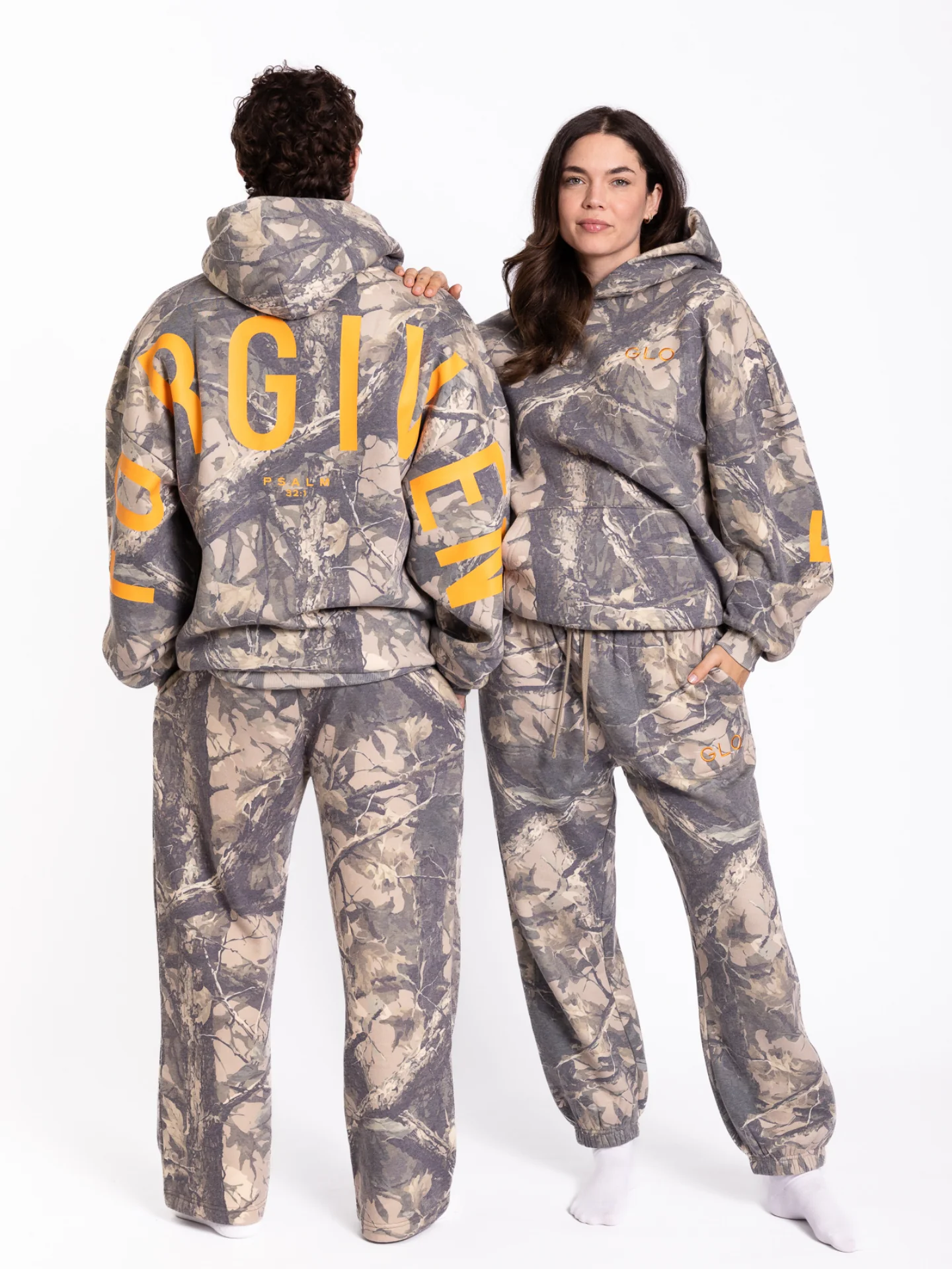 GLO Kingdom Essential Dark Camo Hoodie + Jogger Set - Image 6