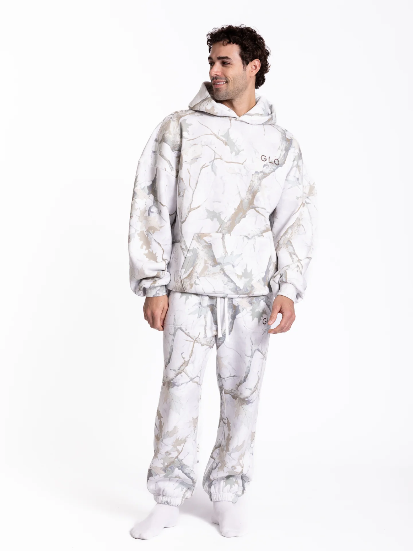 GLO Kingdom Essential Light Camo Hoodie + Jogger Set - Image 3