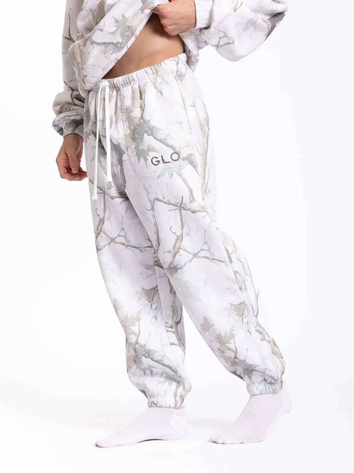 GLO Kingdom Essential Light Camo Hoodie + Jogger Set - Image 4