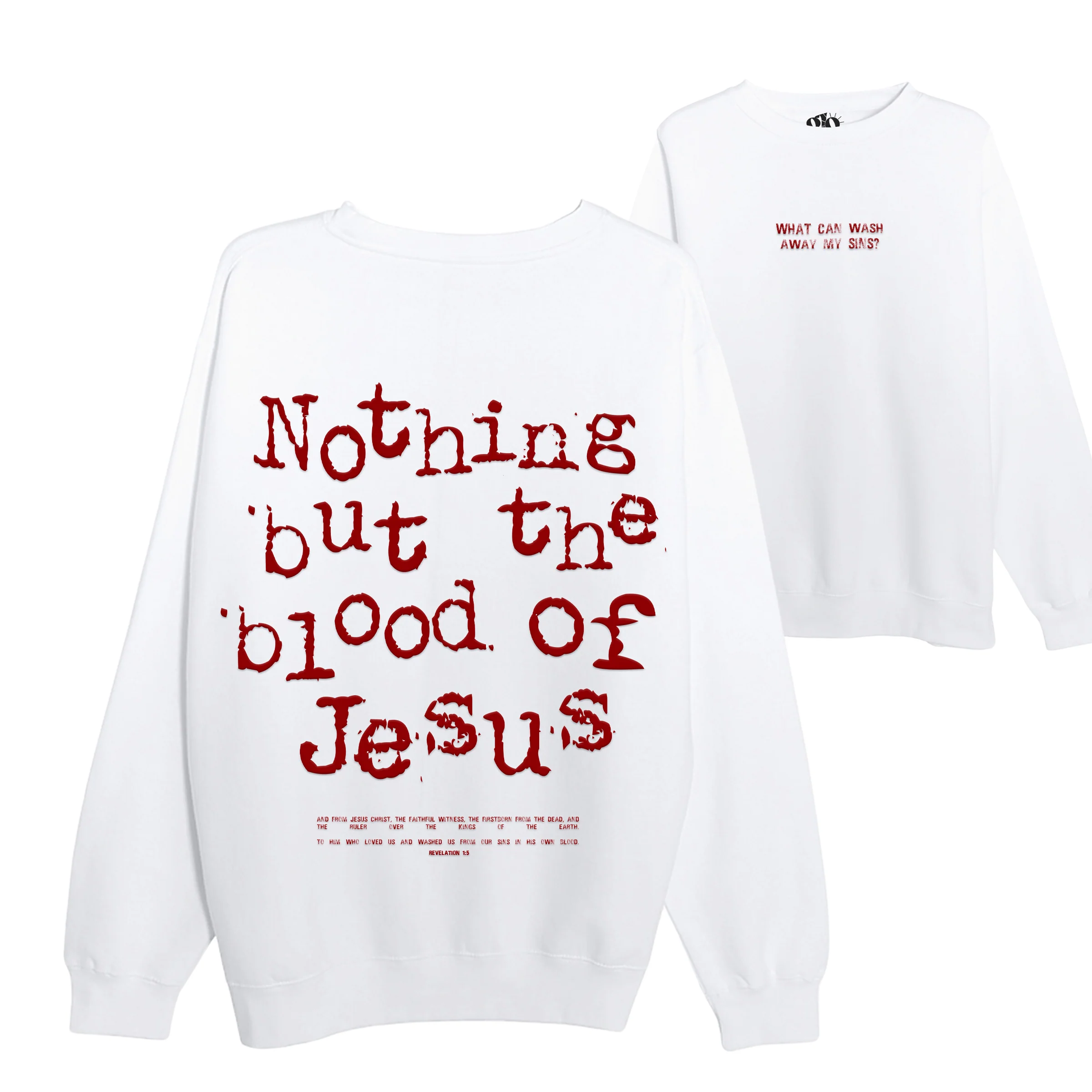 Nothing But The Blood Crewneck Sweatshirt - Image 3