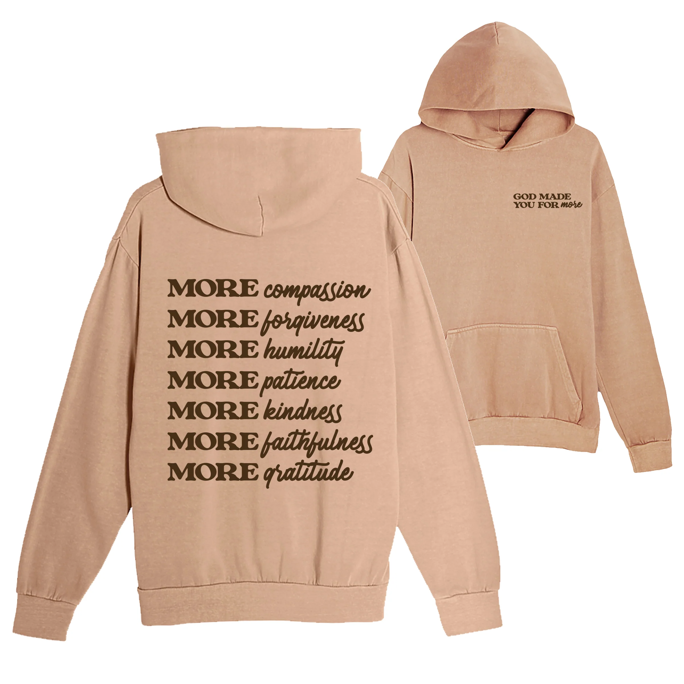God Made You For More Pullover Hoodie - Image 3
