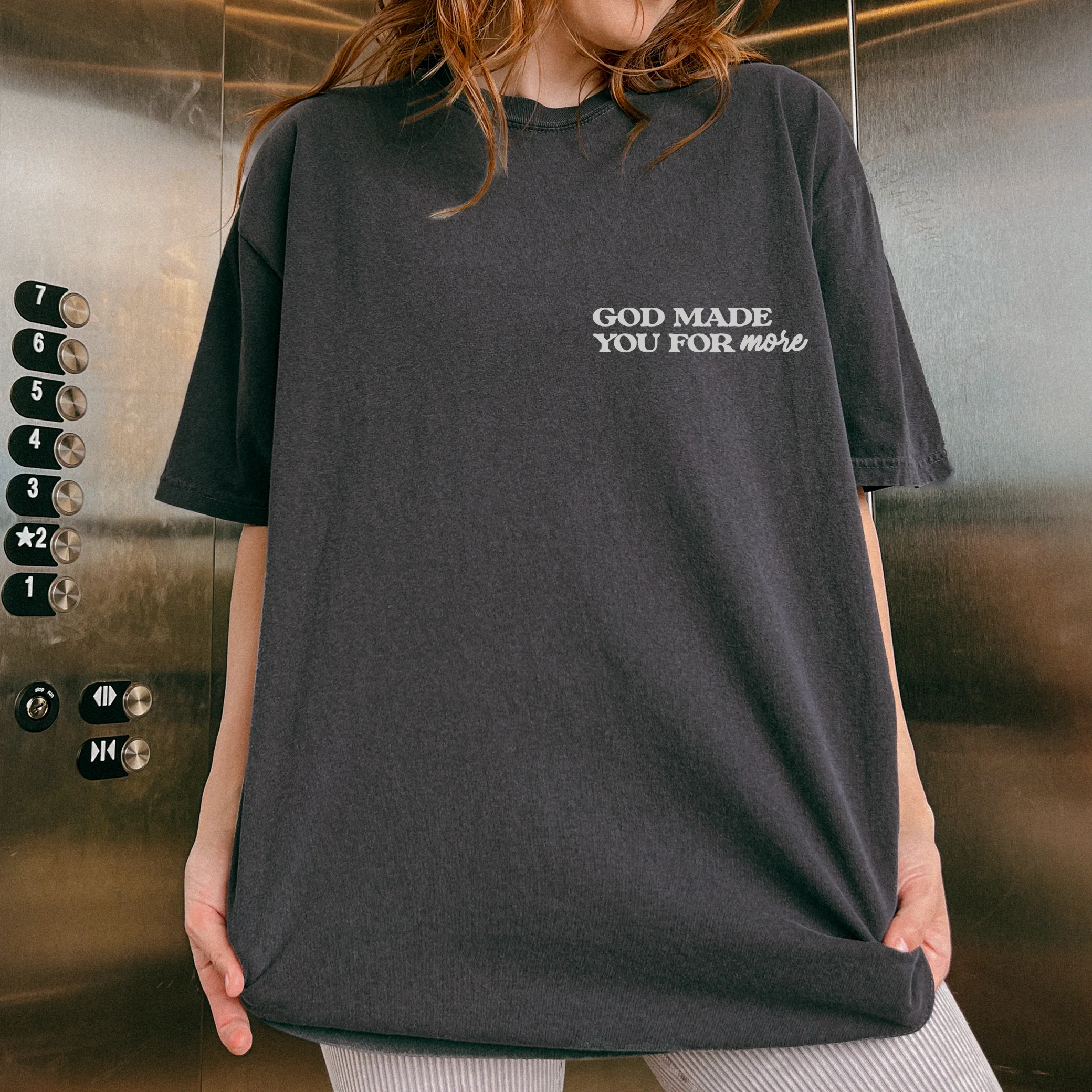 God Made You For More Tee - Image 2