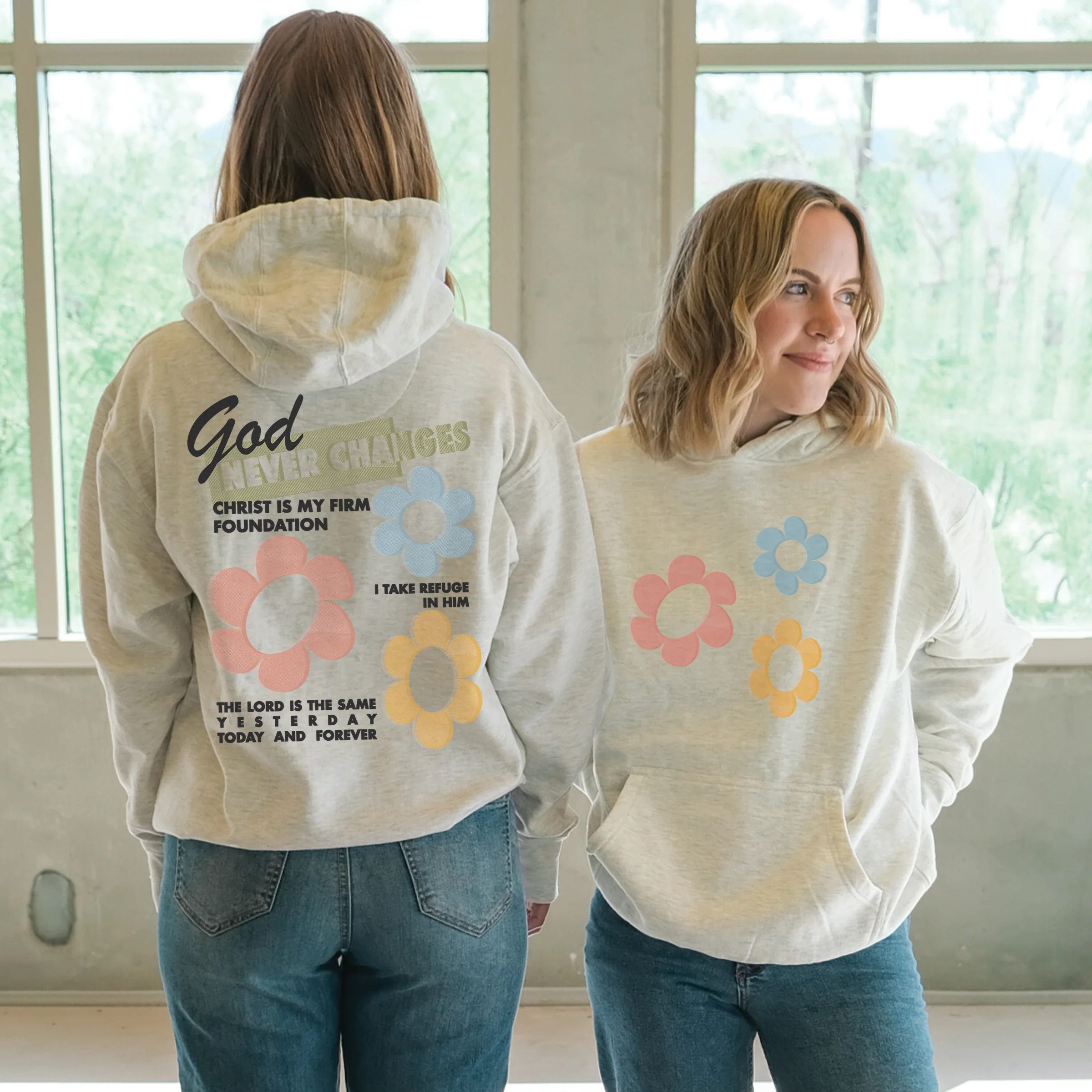 God Never Changes Pullover Hoodie - Image 3