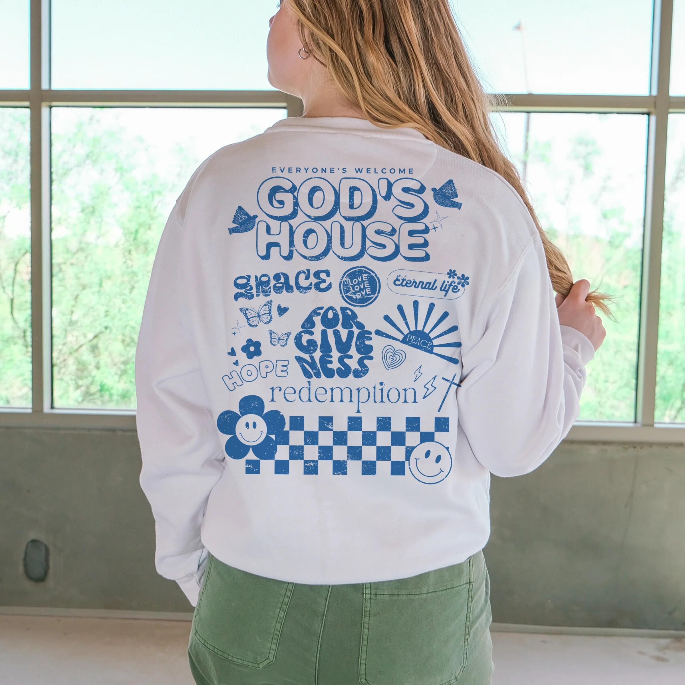 God's House Crewneck Sweatshirt - Image 2
