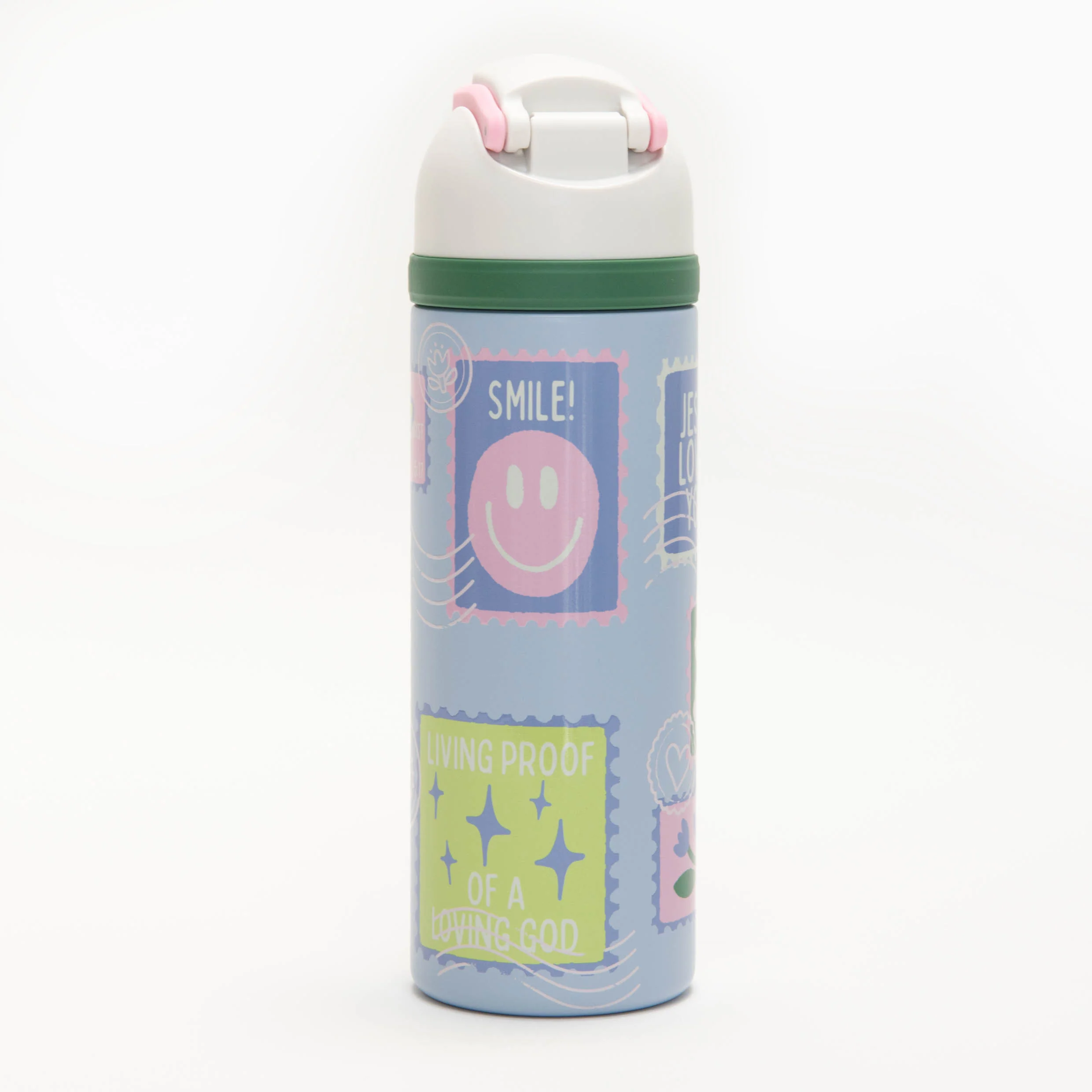 Postage Stamp 24 oz Water Bottle - Image 6