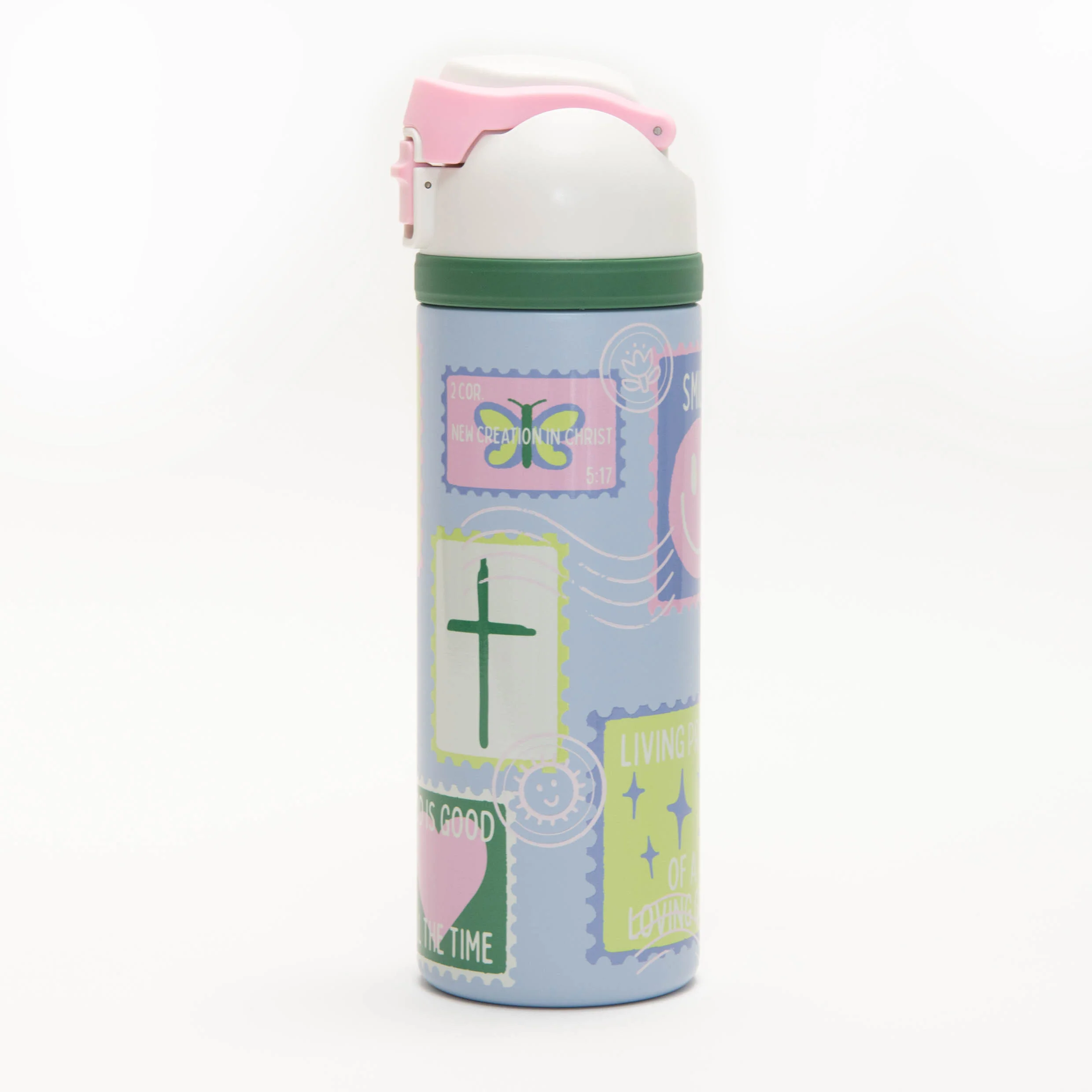 Postage Stamp 24 oz Water Bottle - Image 7