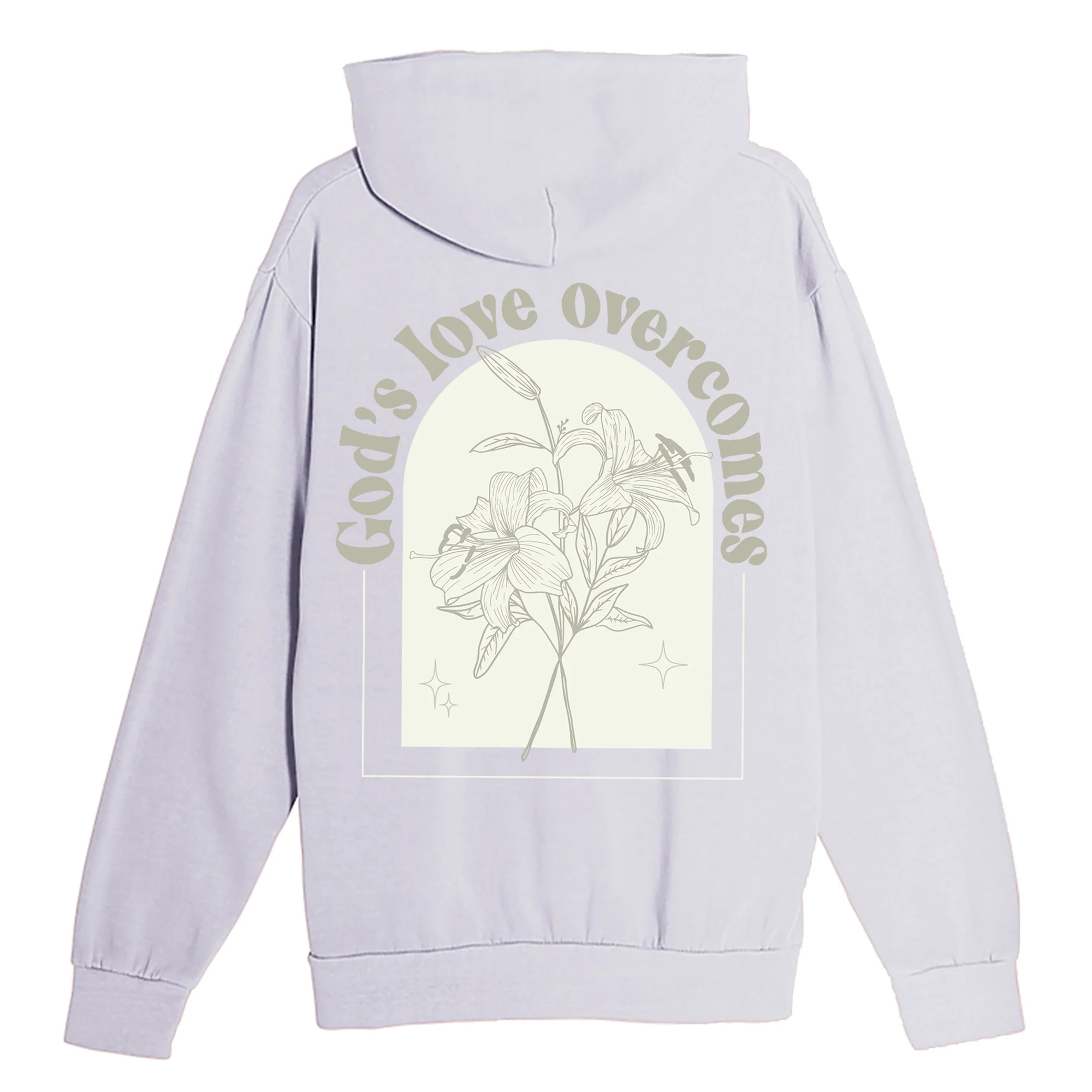 God's Love Overcomes Pullover Hoodie - Image 5