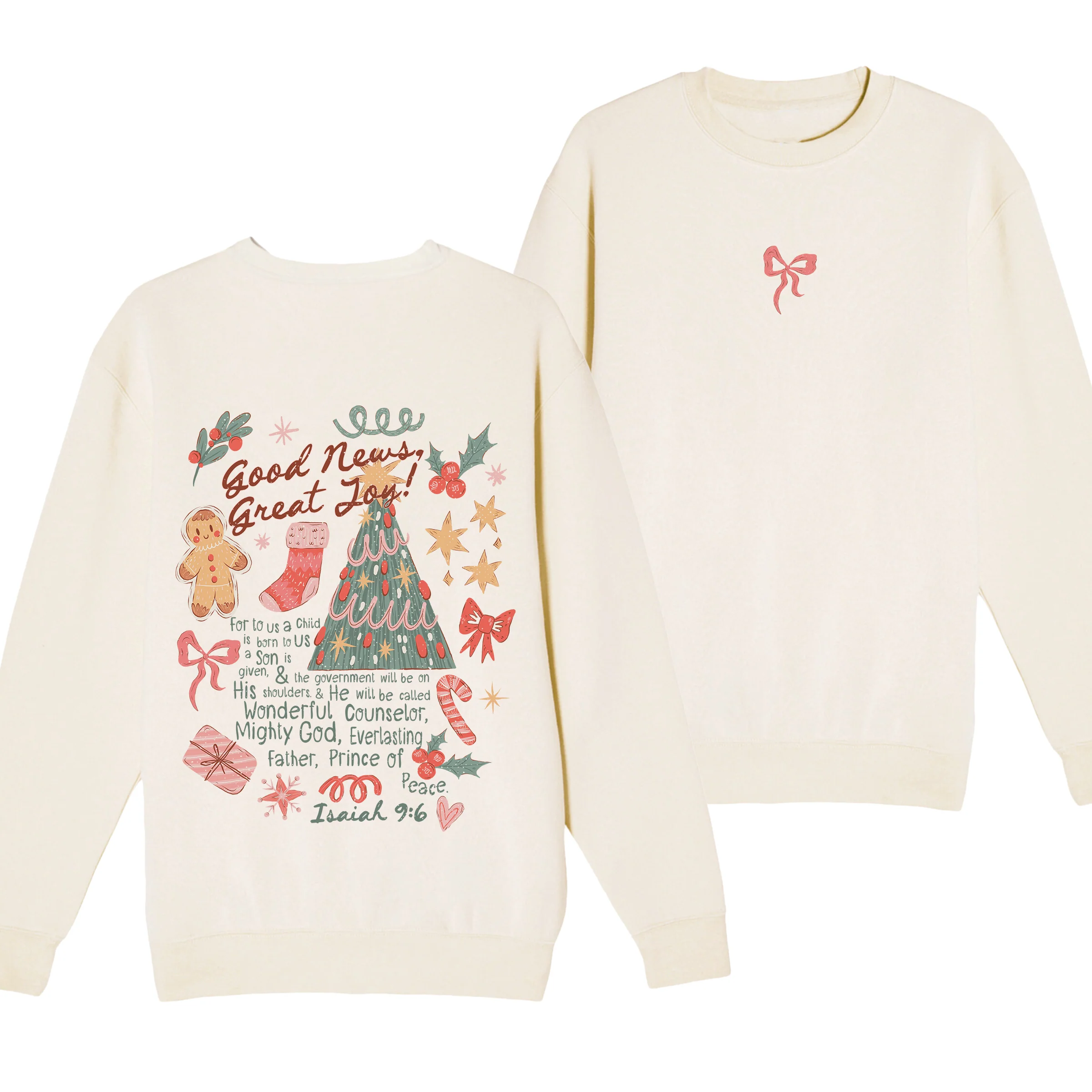 Good News, Great Joy! Crewneck Sweatshirt - Image 3