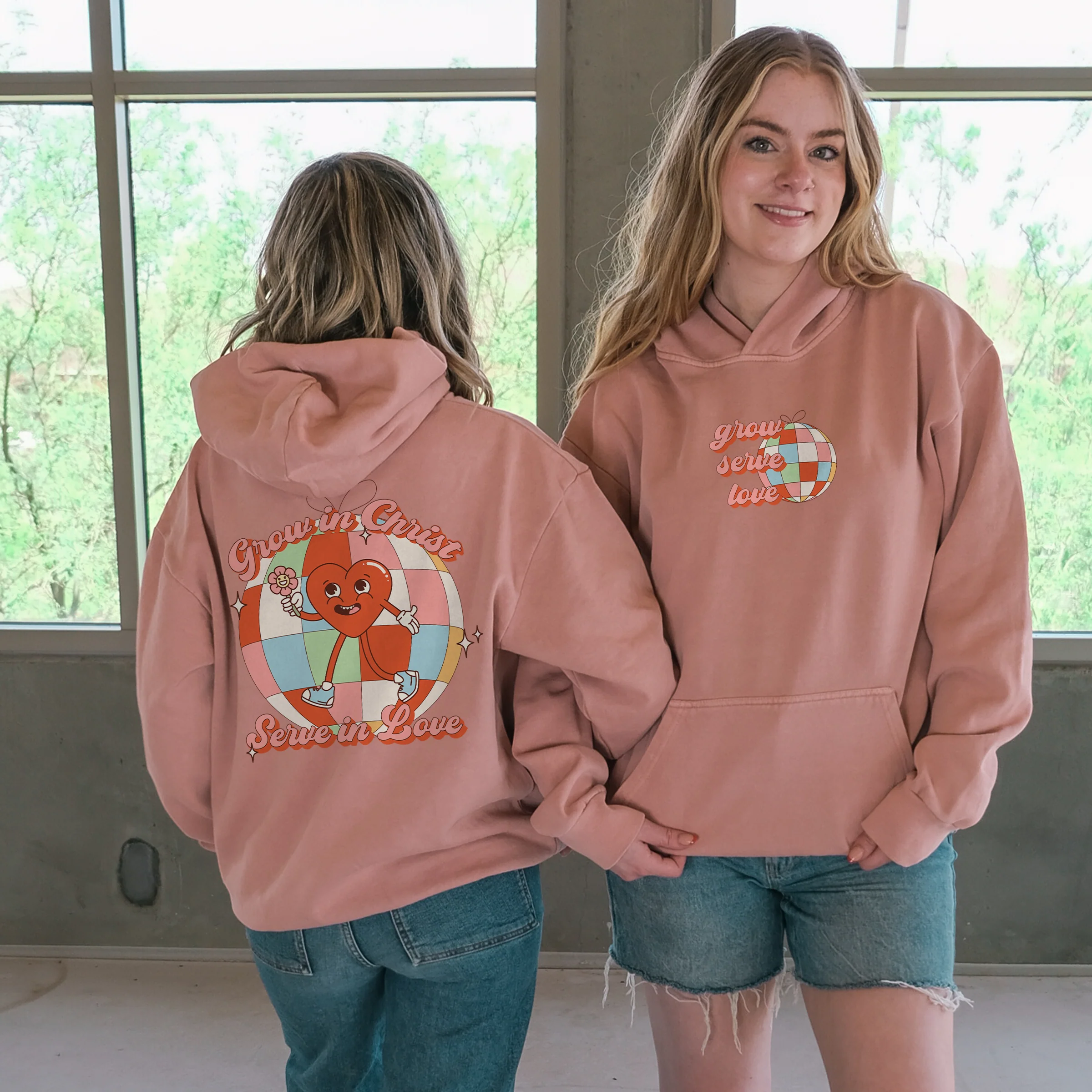 Grow Serve Love Pullover Hoodie - Image 2