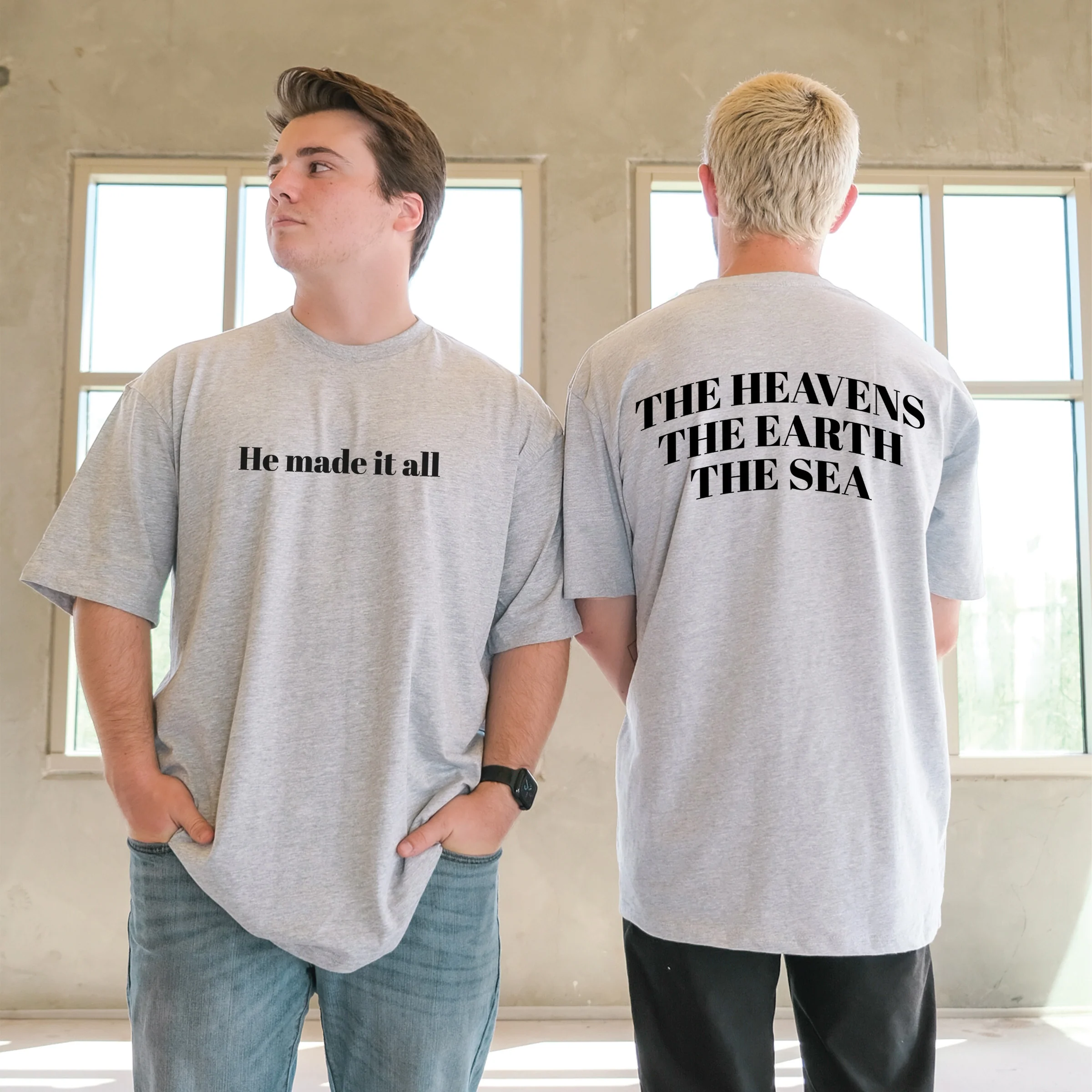 He Made It All Tee - Image 2