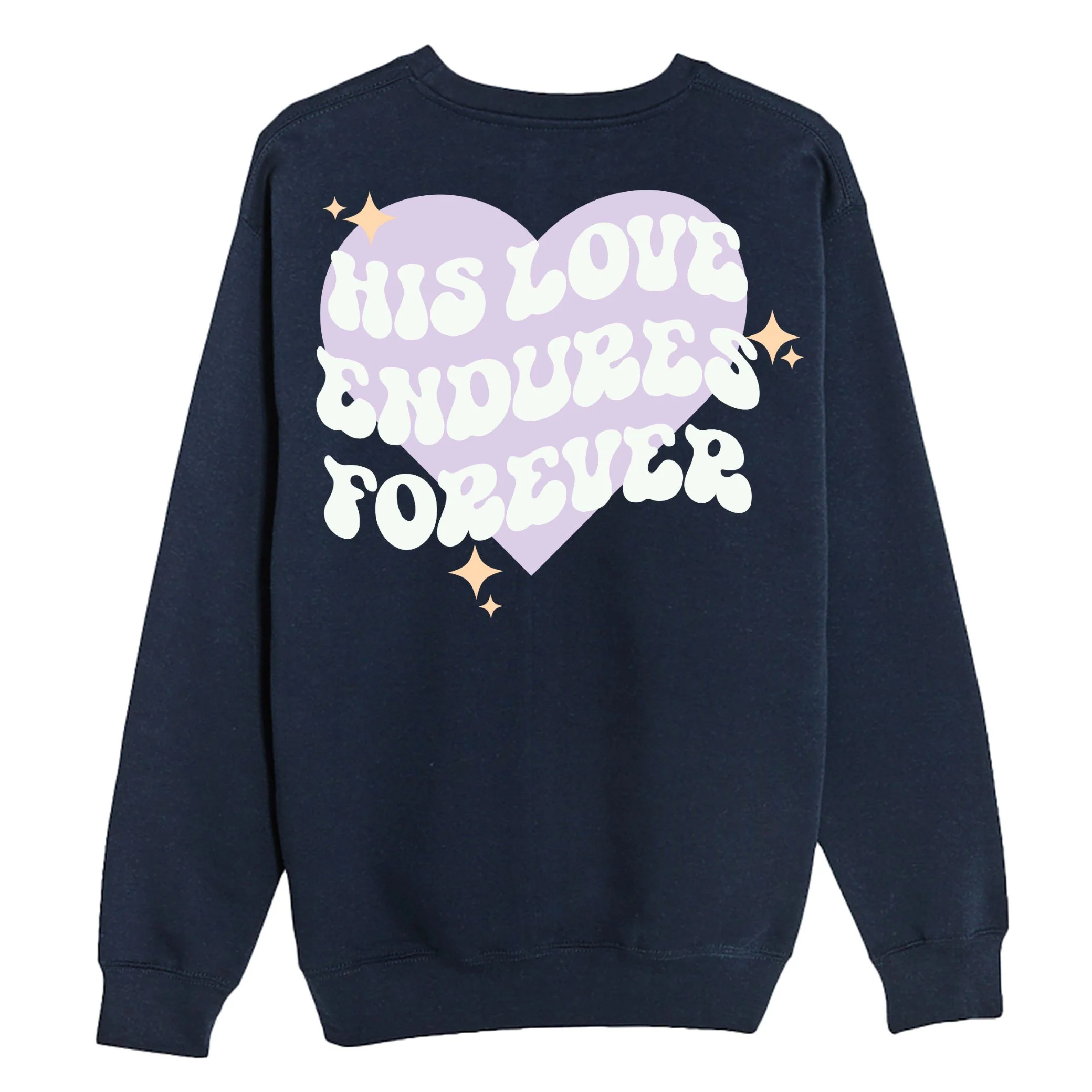 His Love Endures Forever Crewneck Sweatshirt - Image 5