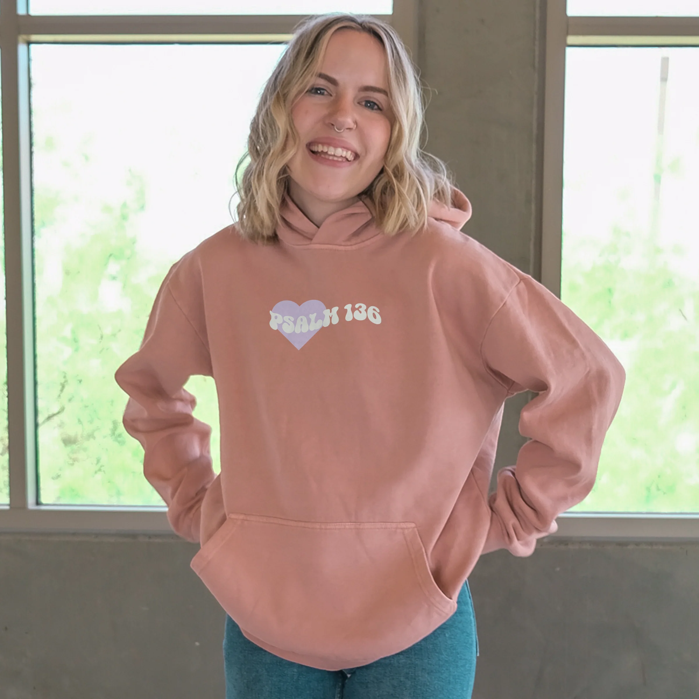 His Love Endures Forever Pullover Hoodie - Image 3