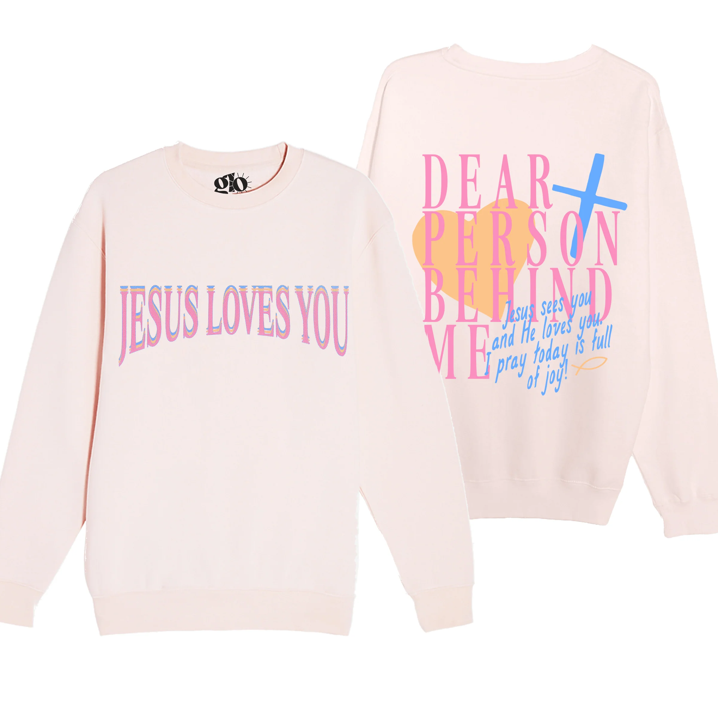 Jesus Loves You Crewneck Sweatshirt - Image 3