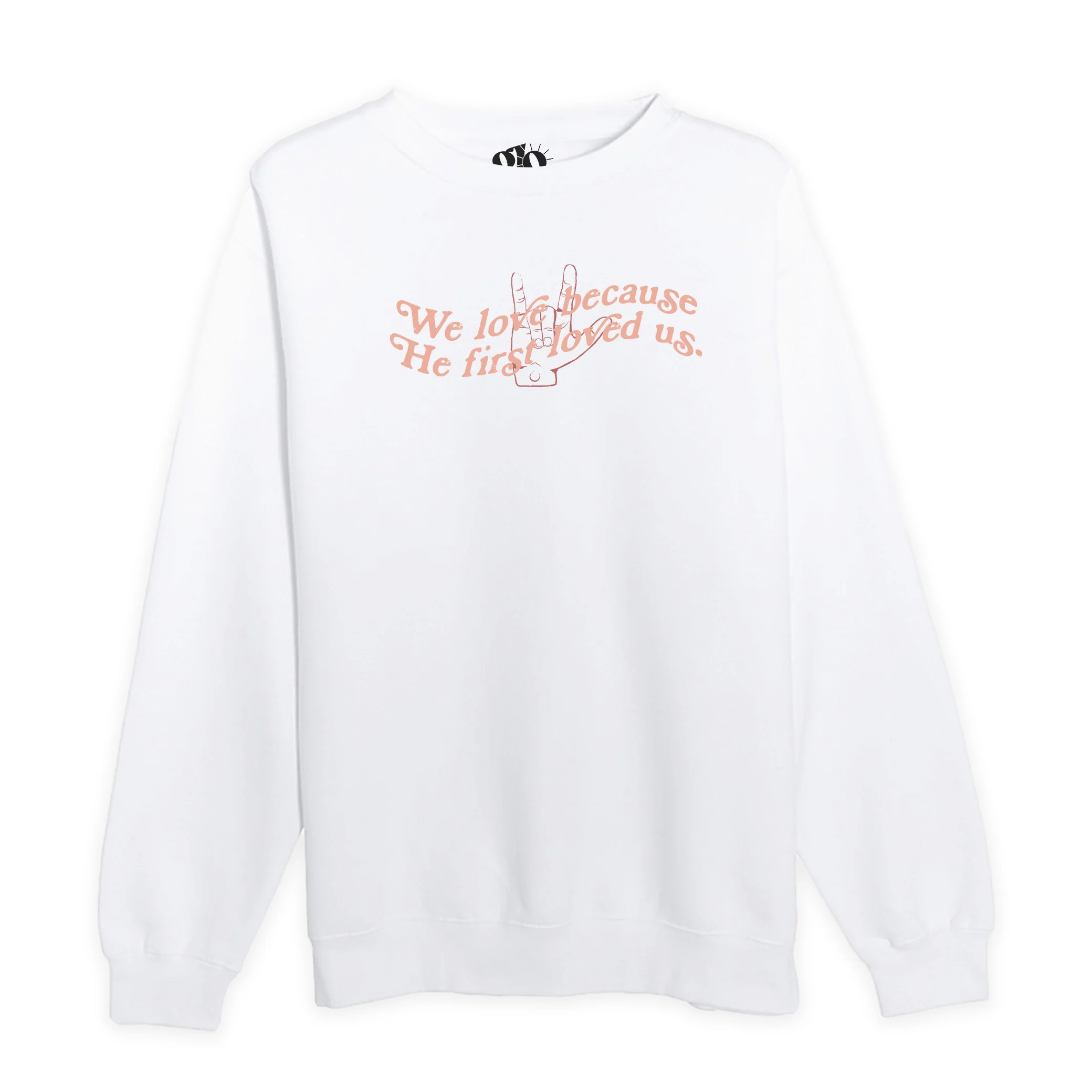 Jesus Loves You Crewneck Sweatshirt - Image 4