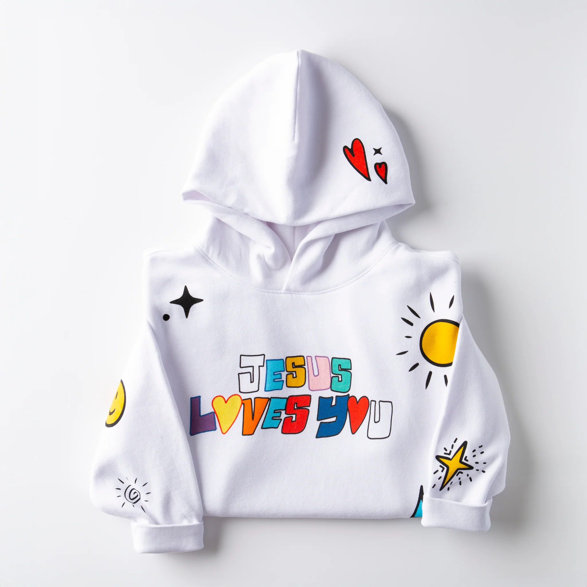 Jesus Loves You Pullover Hoodie - Image 3
