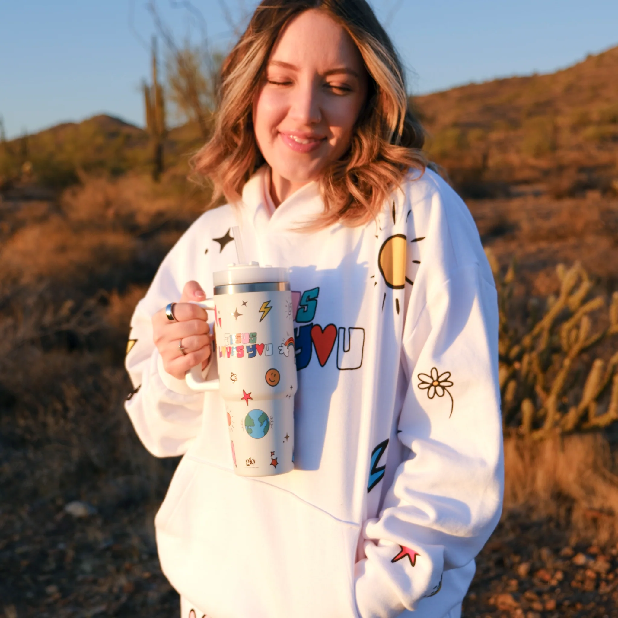 Jesus Loves You Pullover Hoodie - Image 8