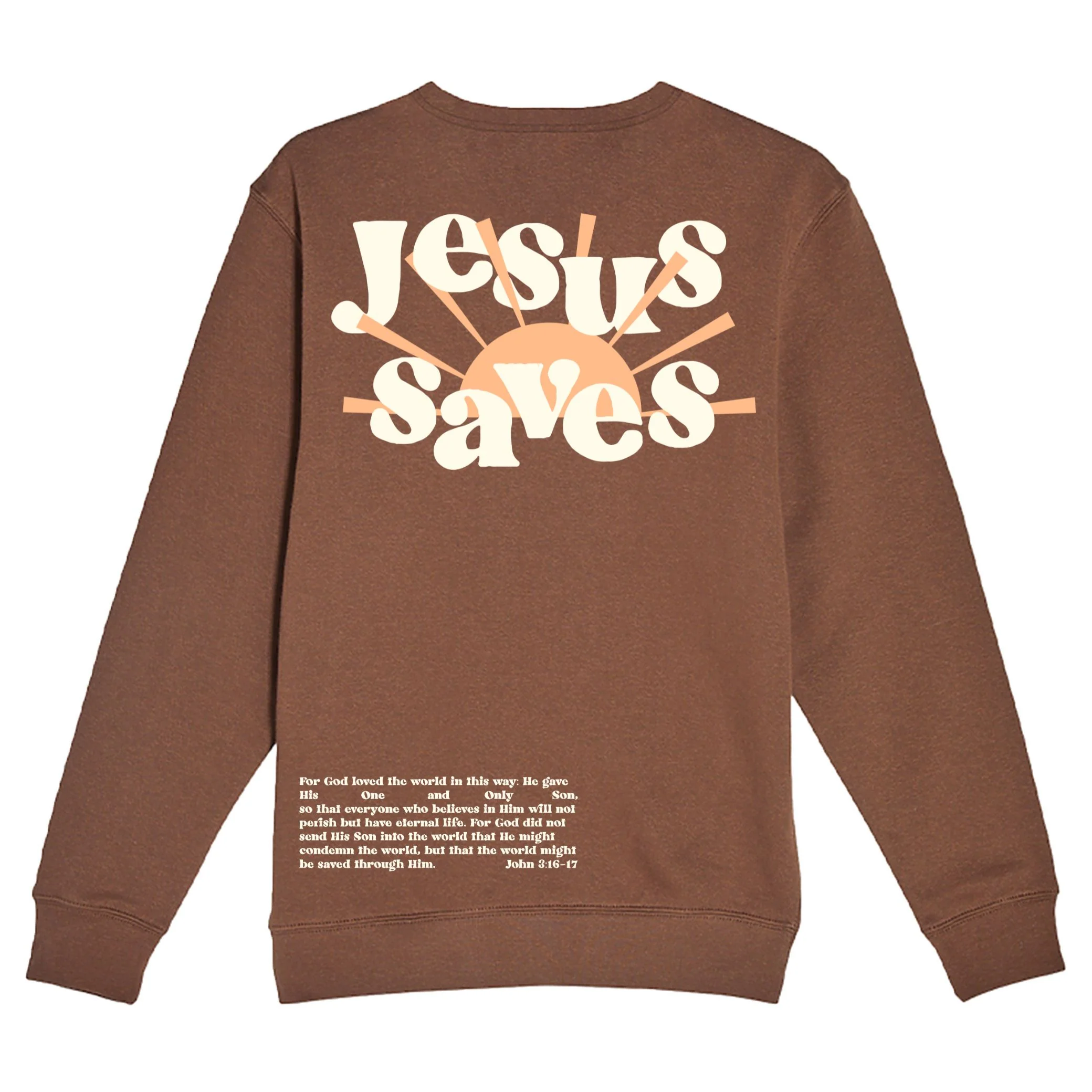 Jesus Saves Crewneck Sweatshirt - Image 5
