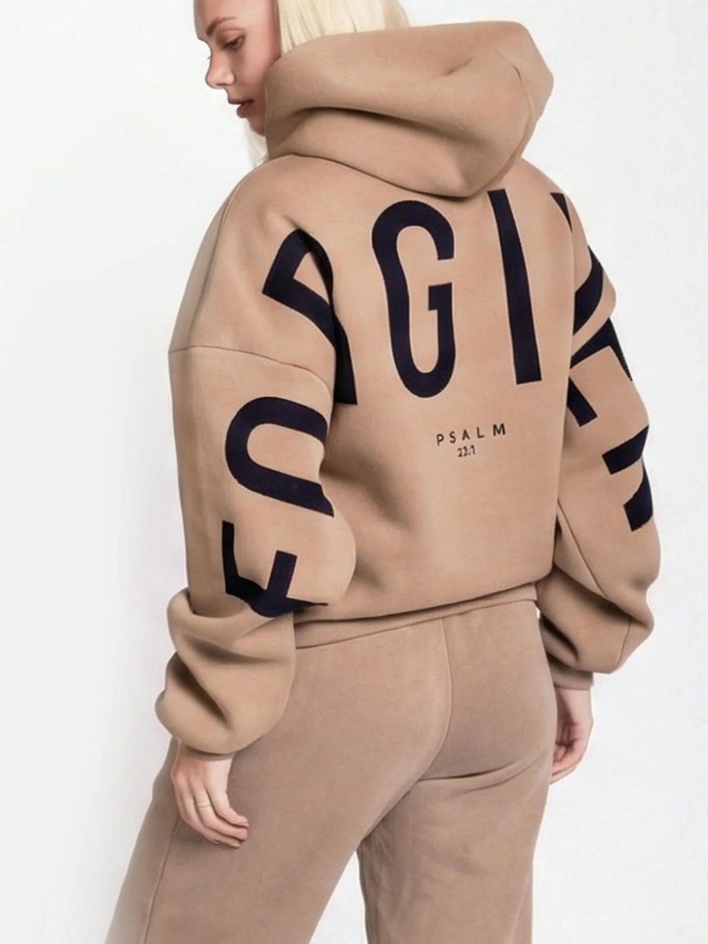 Kingdom Essential Hoodie - Forgiven - Latte [PREORDER] - Image 4