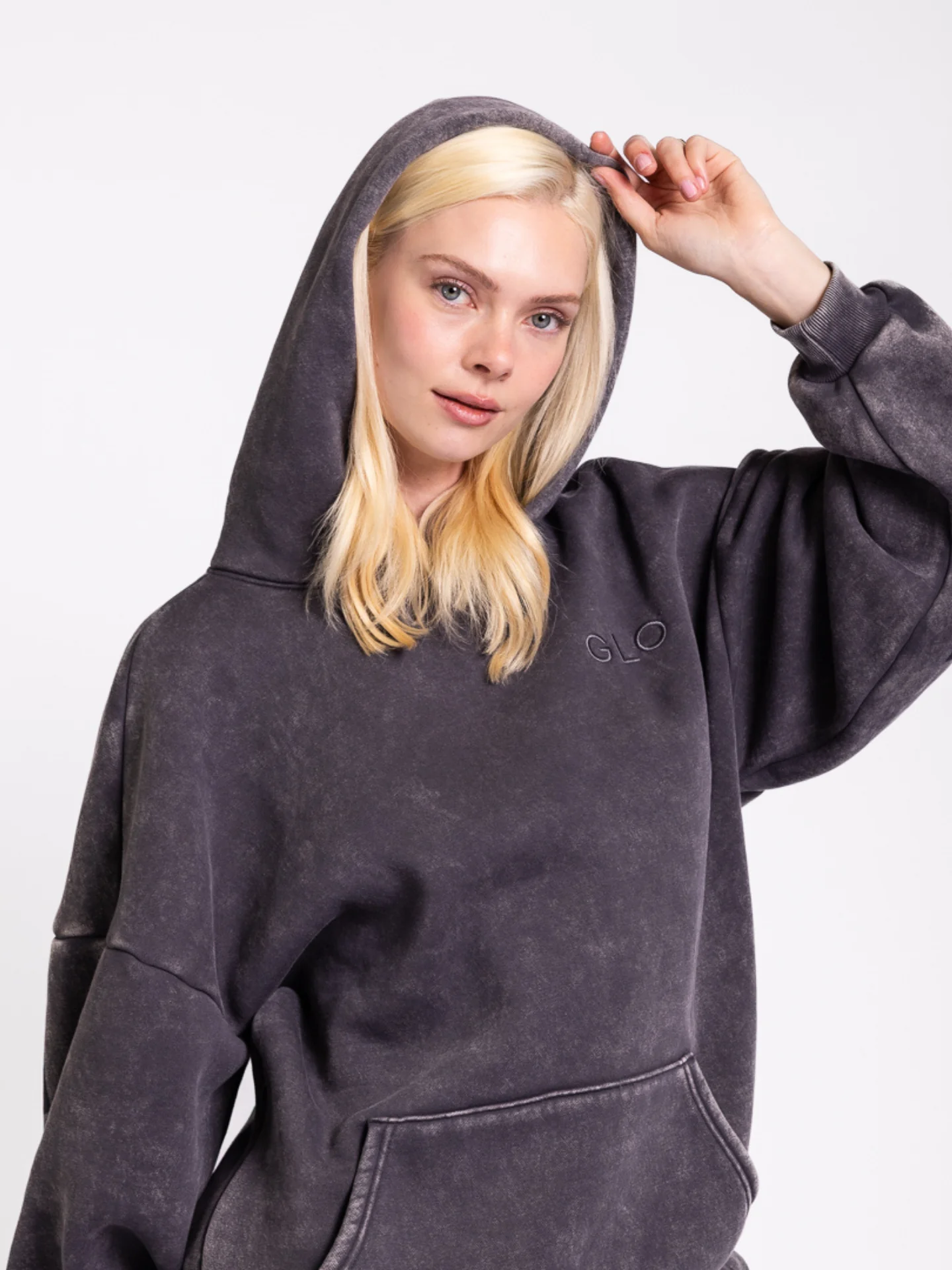 Kingdom Essential Hoodie - Snow Wash - Dark Shadow [PREORDER] - Image 6