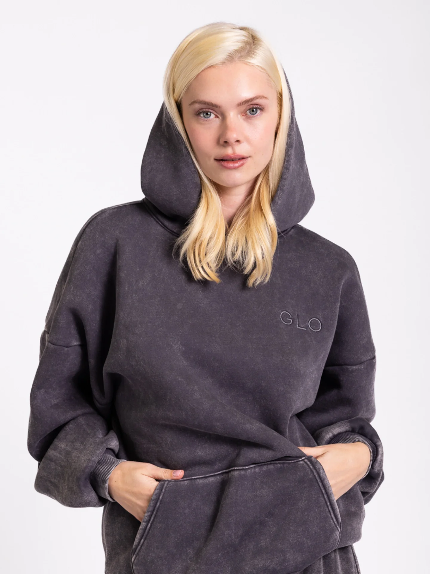 Kingdom Essential Hoodie - Snow Wash - Dark Shadow [PREORDER] - Image 7