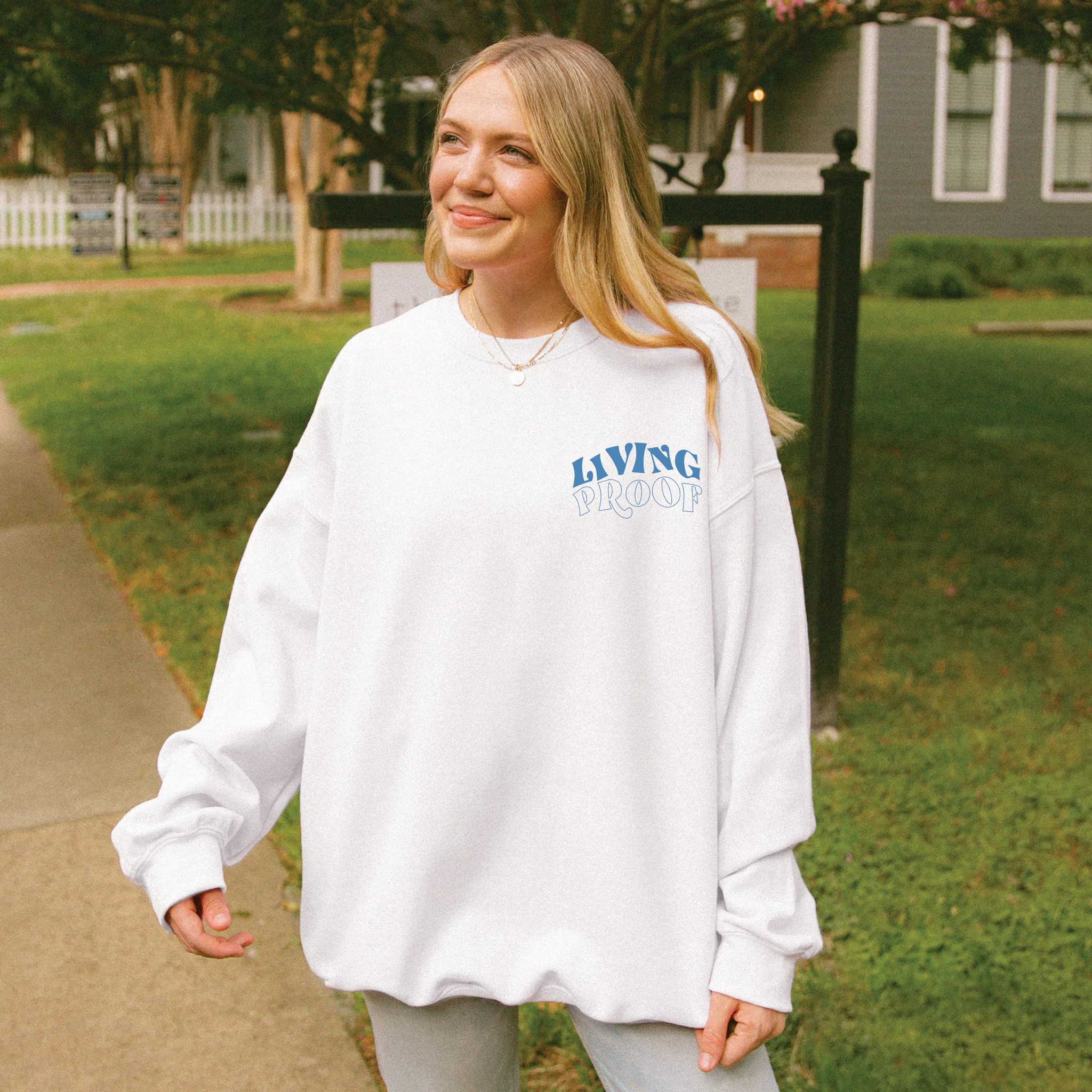 Living Proof Crewneck Sweatshirt - Image 8