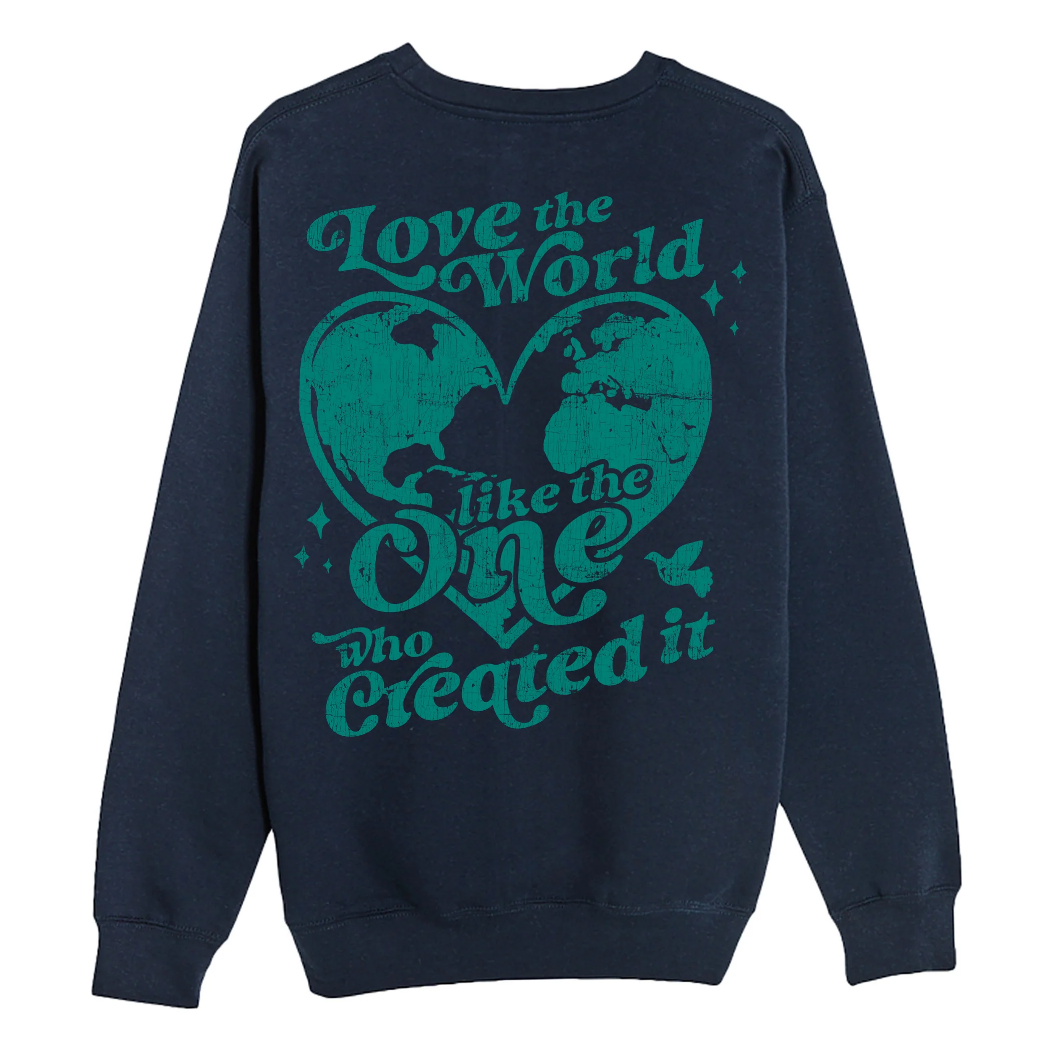Love The World Crewneck Sweatshirt - Image 5