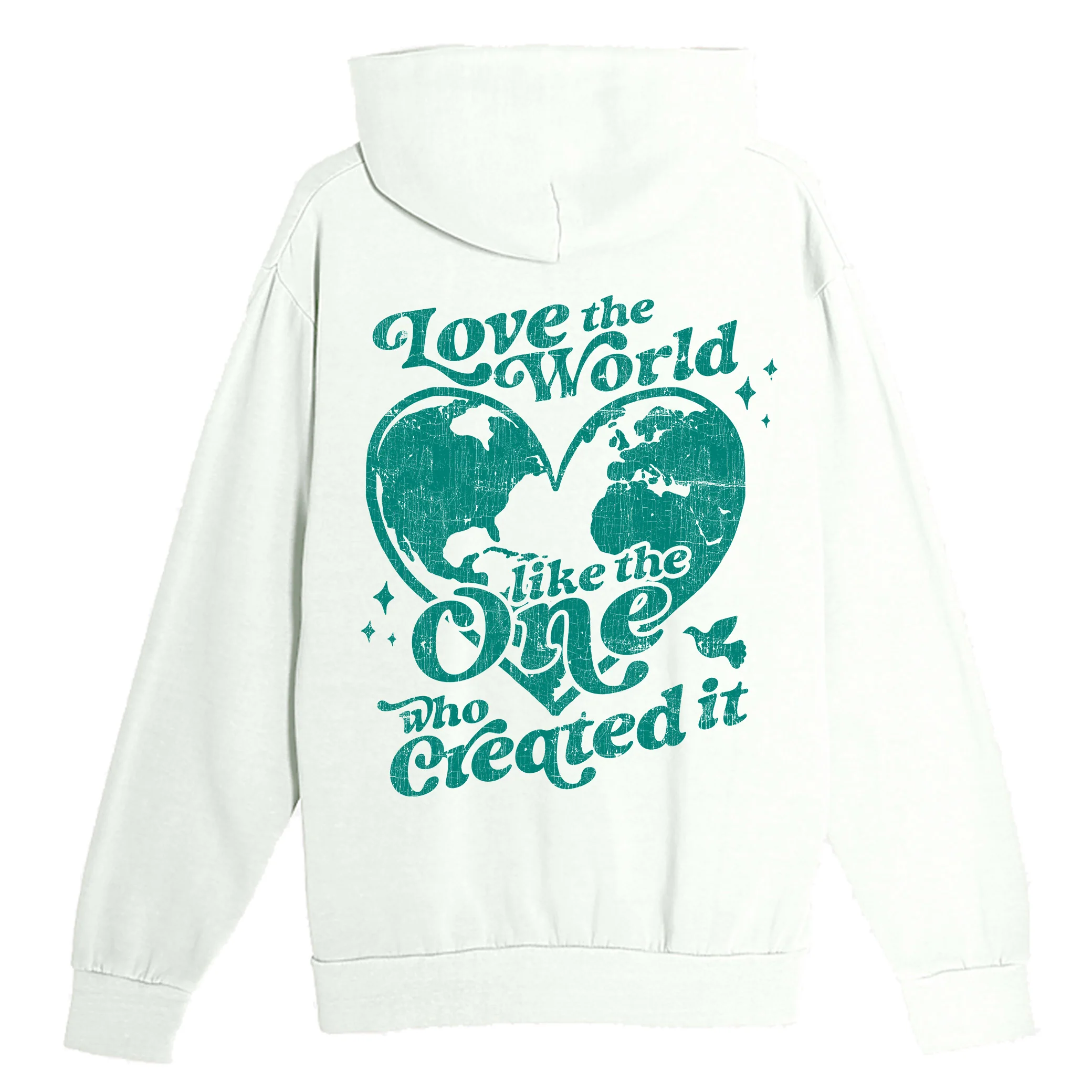 Love The World Pullover Hoodie - Image 5