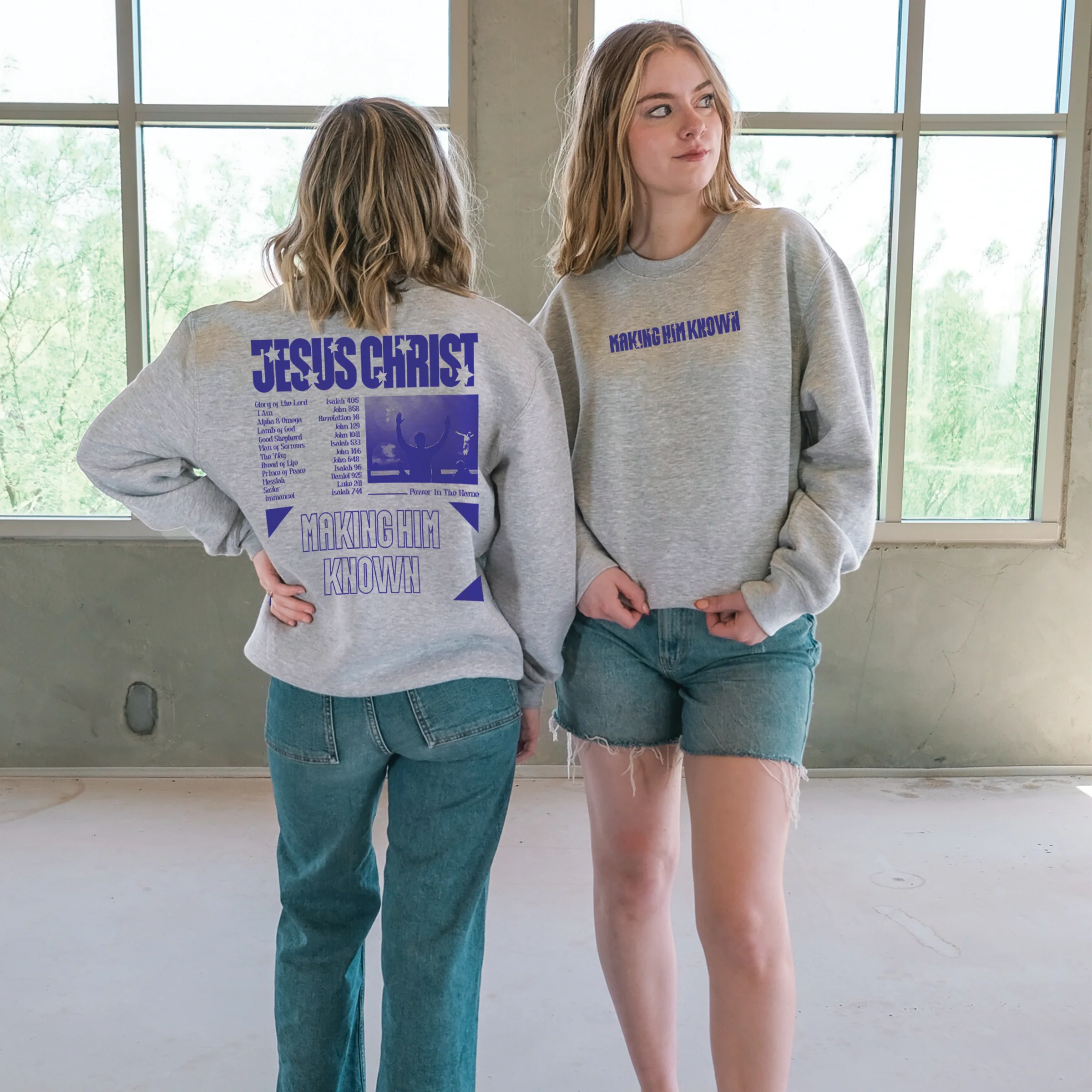 Making Him Known Crewneck Sweatshirt - Image 2