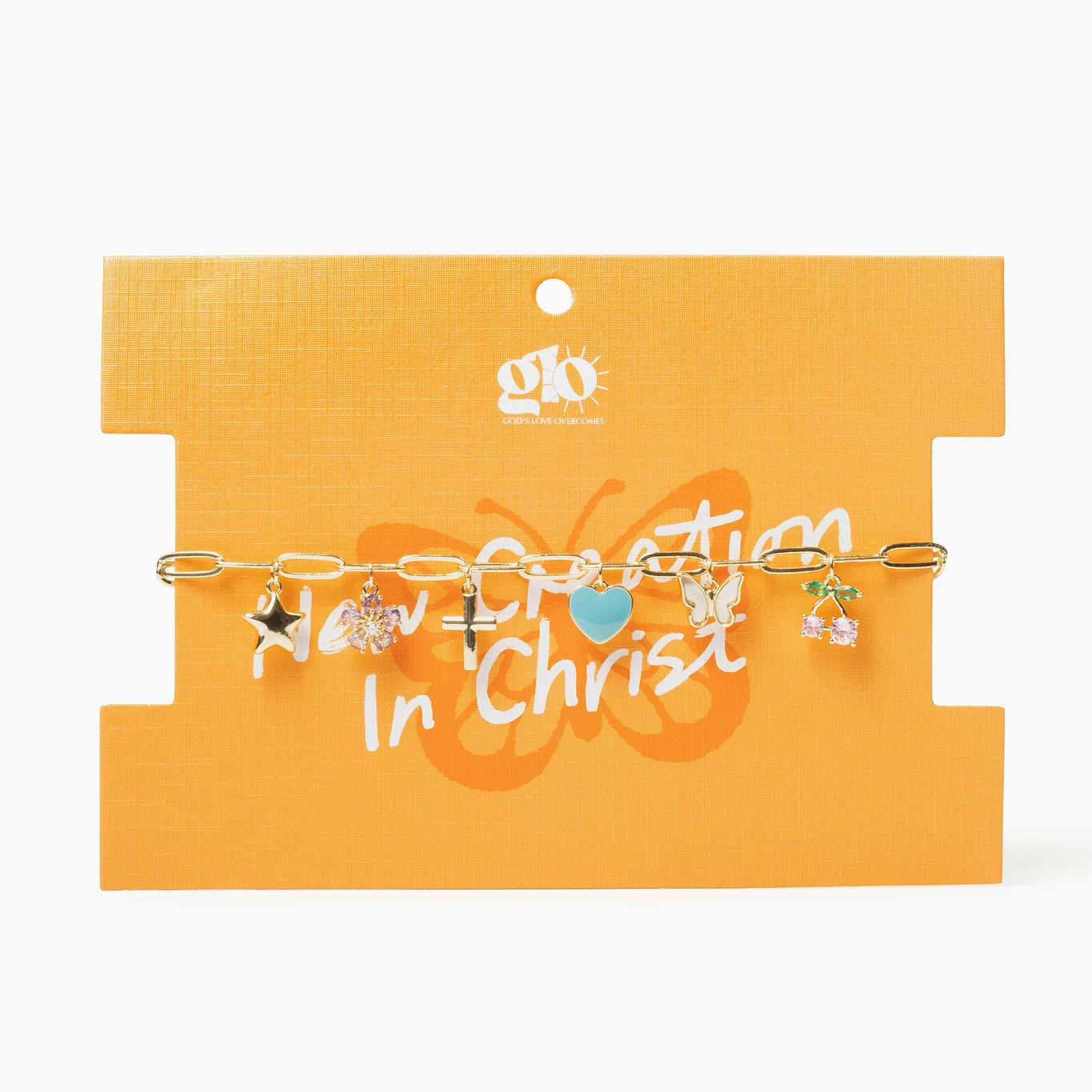 New Creation Charm Plated Brass Bracelet - Image 2