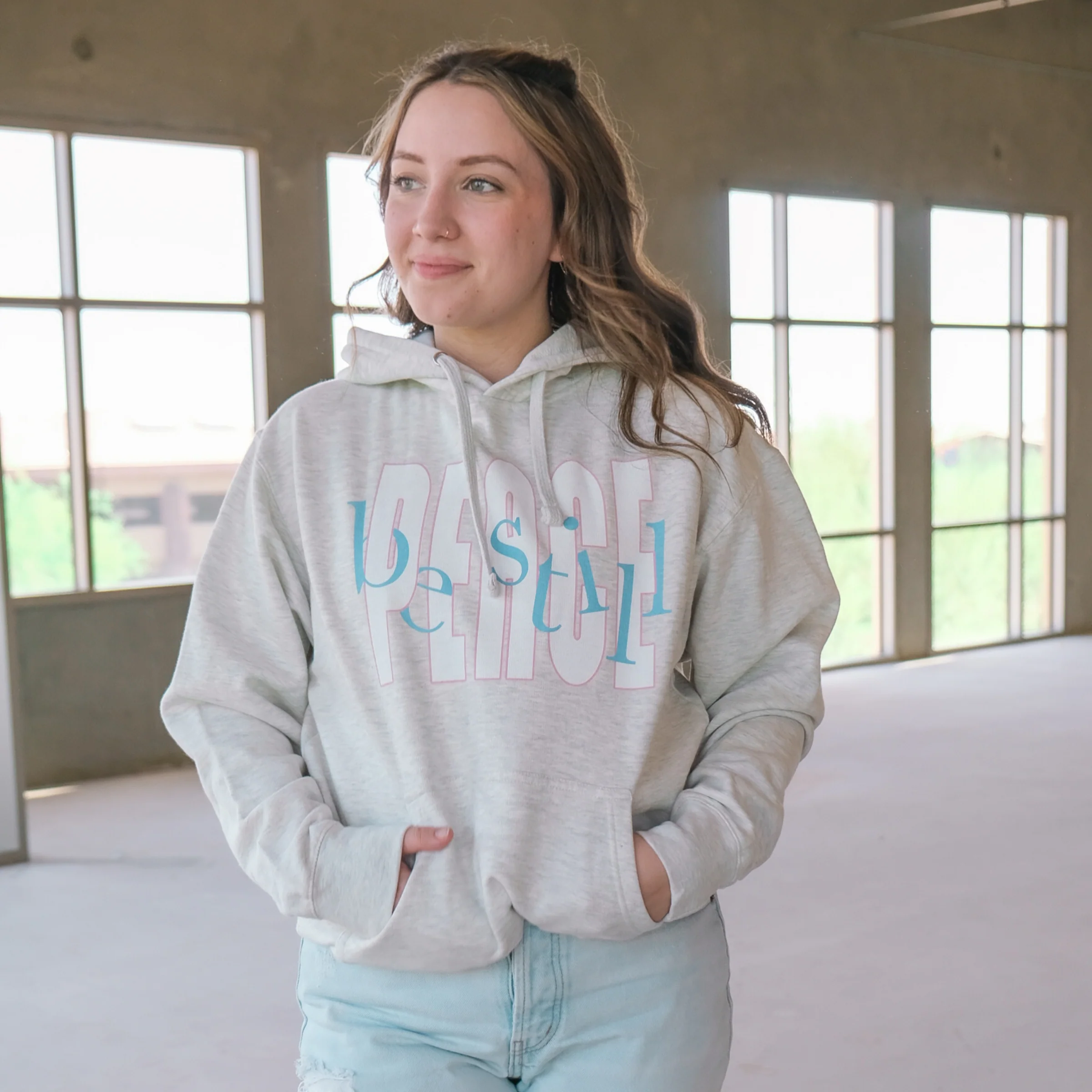 Peace Be Still Pullover Hoodie - Image 4
