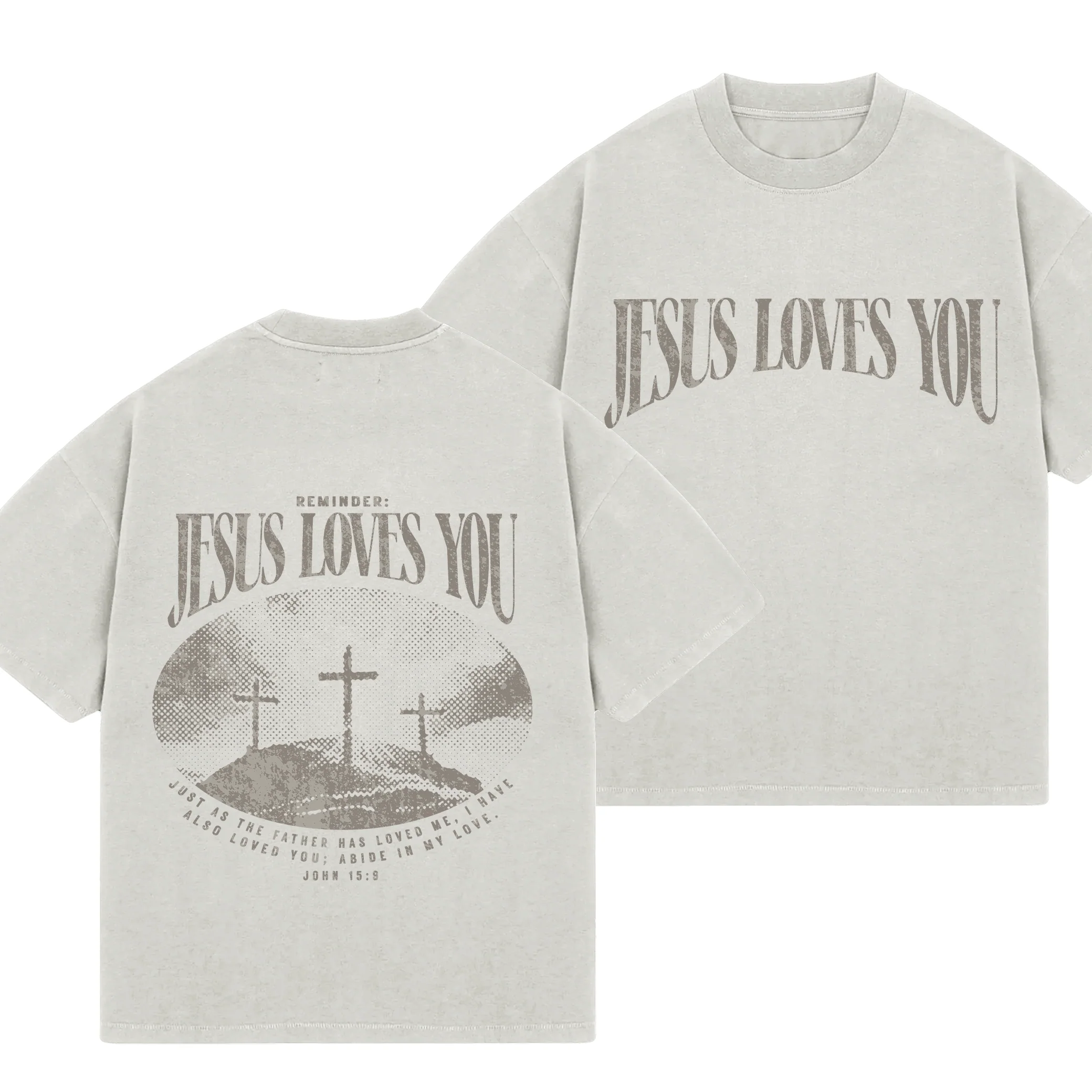 Reminder Jesus Loves You Tee - Image 2