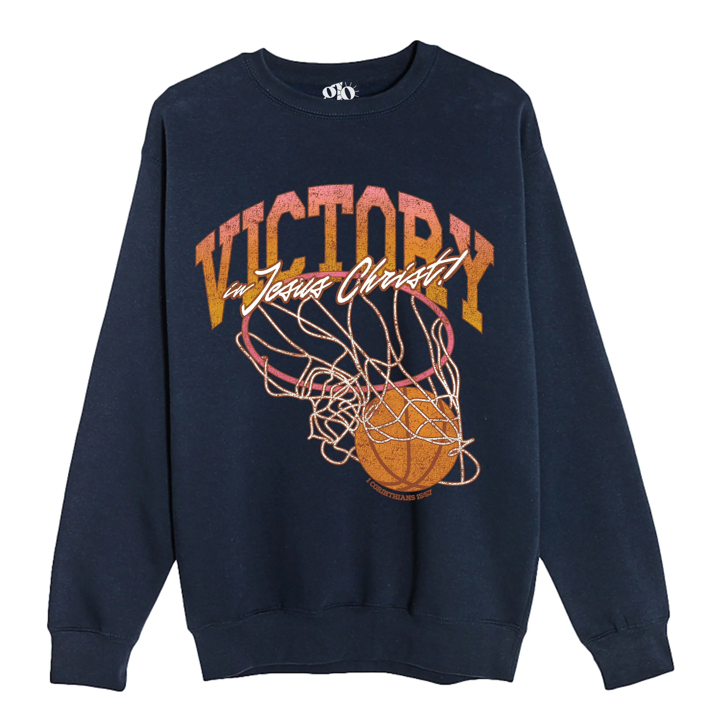 Victory In Jesus Crewneck Sweatshirt - Image 3