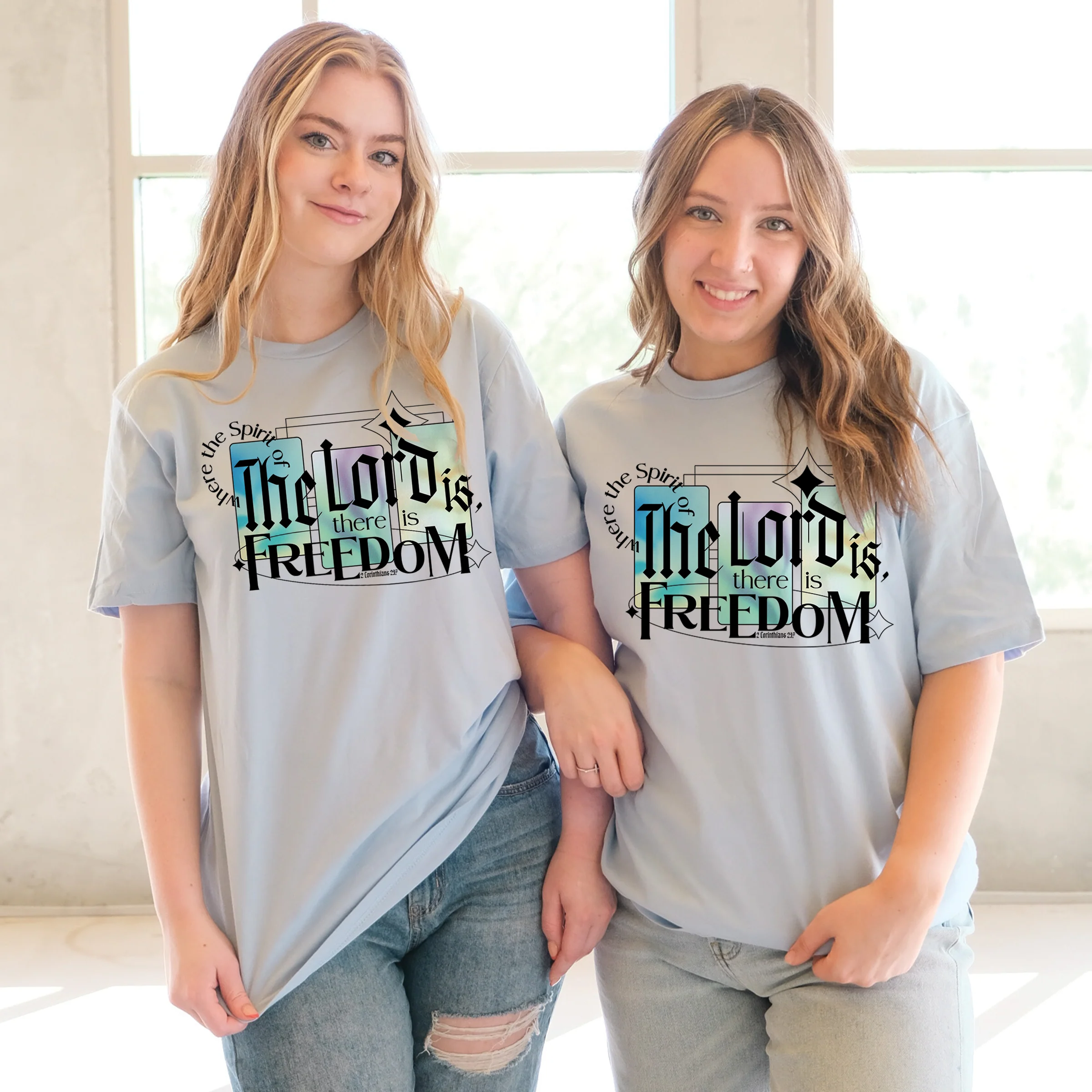 Where The Spirit Of The Lord Is Tee - Image 3